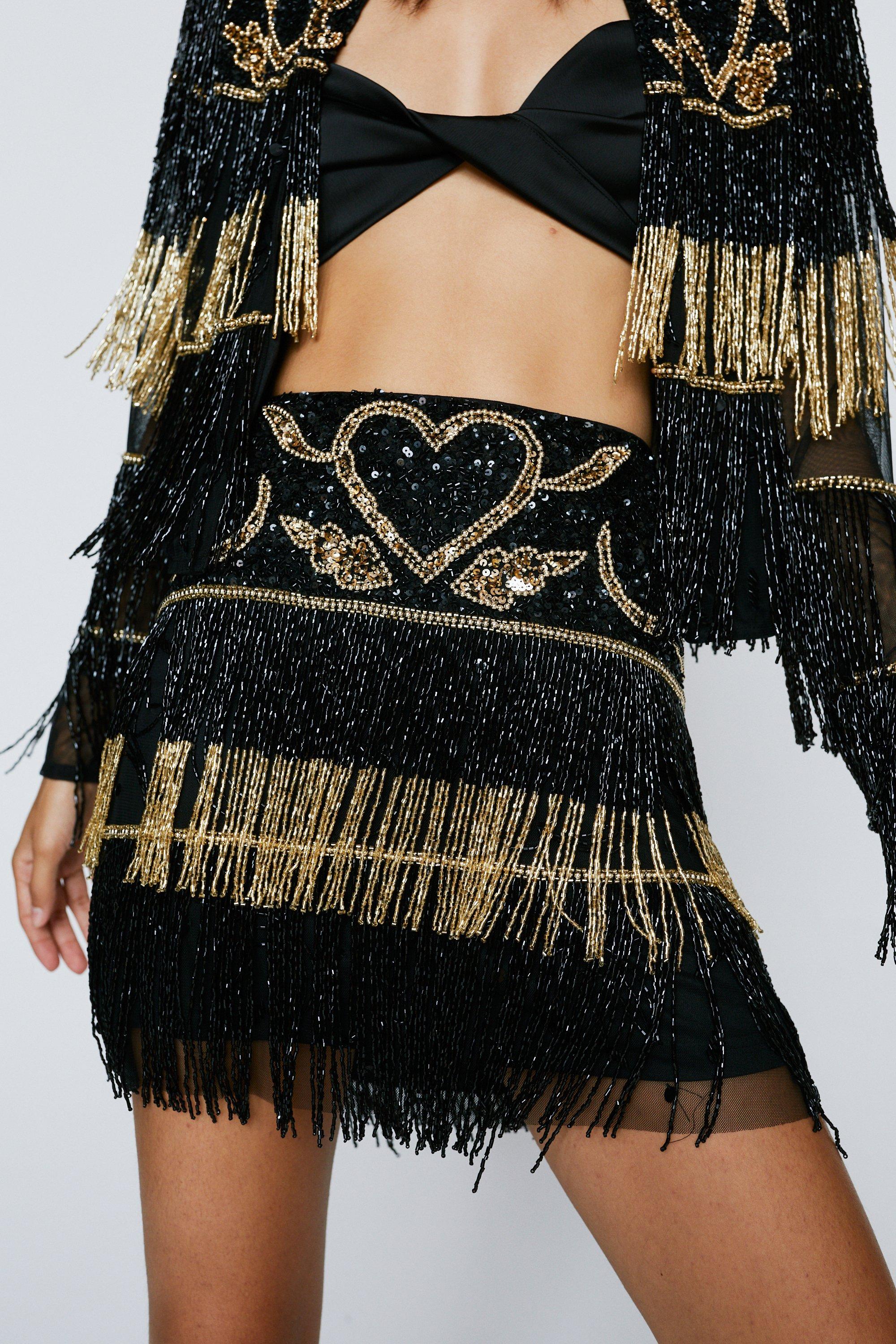 Fringe skirt outlet nasty gal