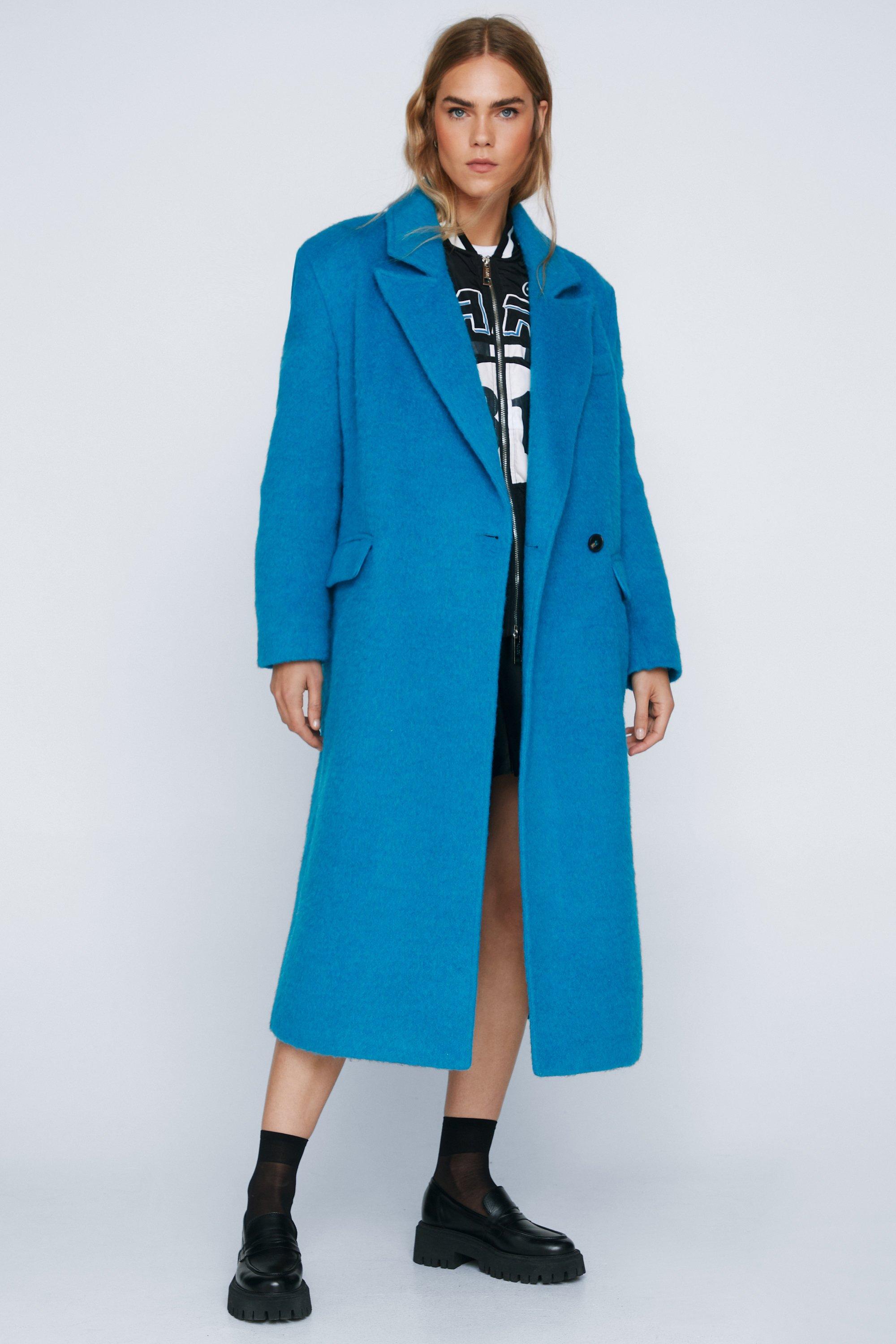 Brushed Wool Coat