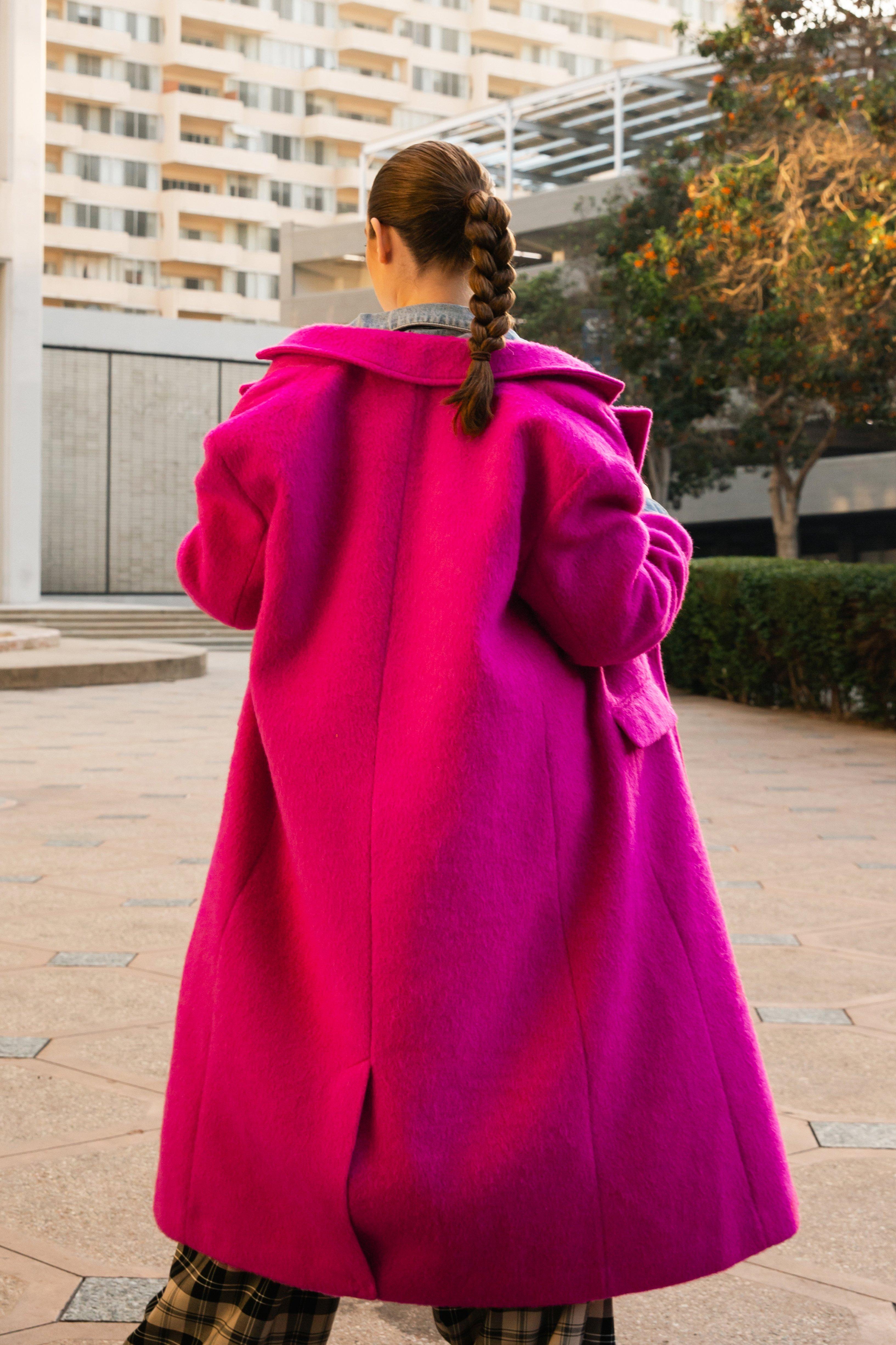 Plus Premium Wool Brushed Coat Nasty Gal