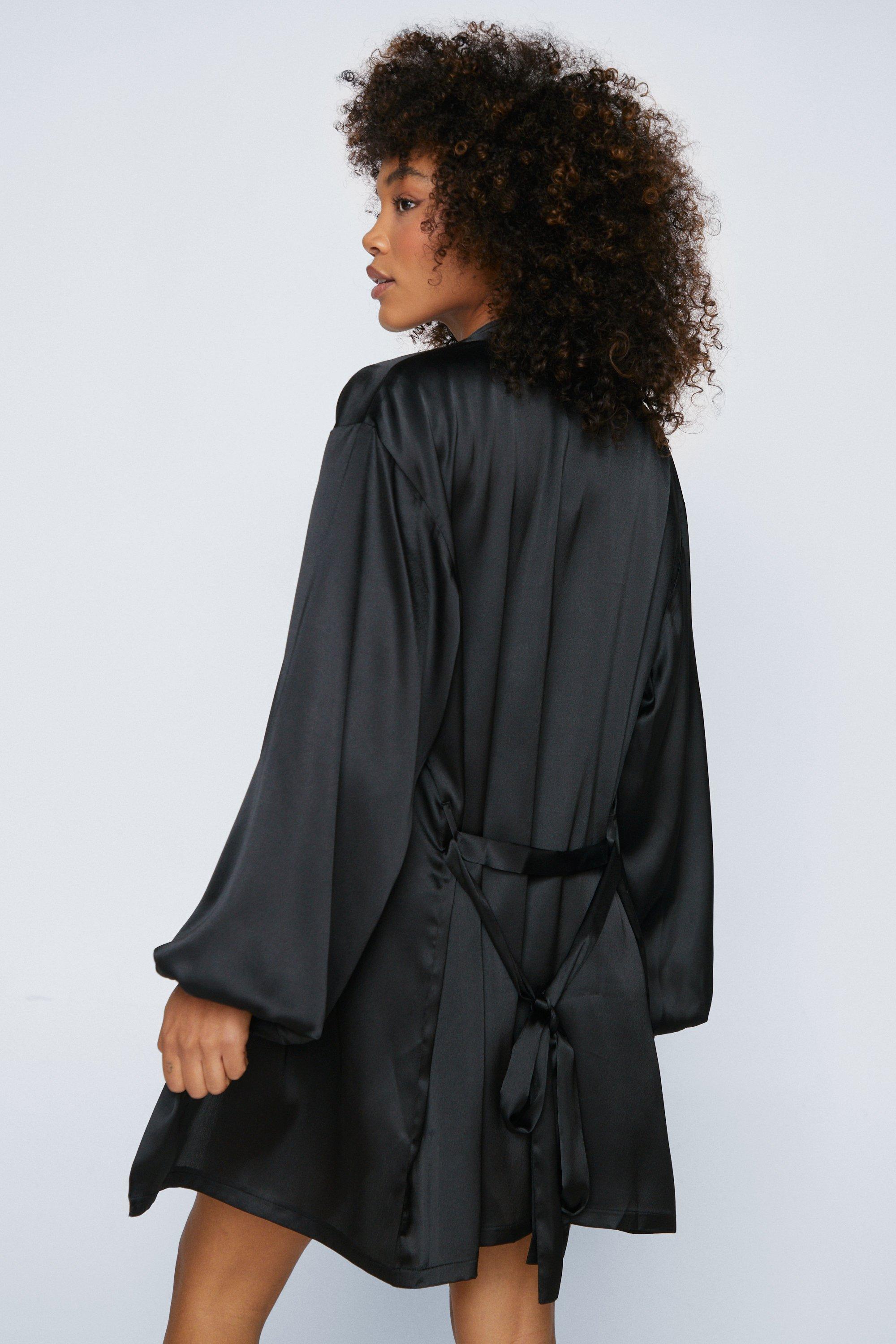 Pyjama dressing sales gown set