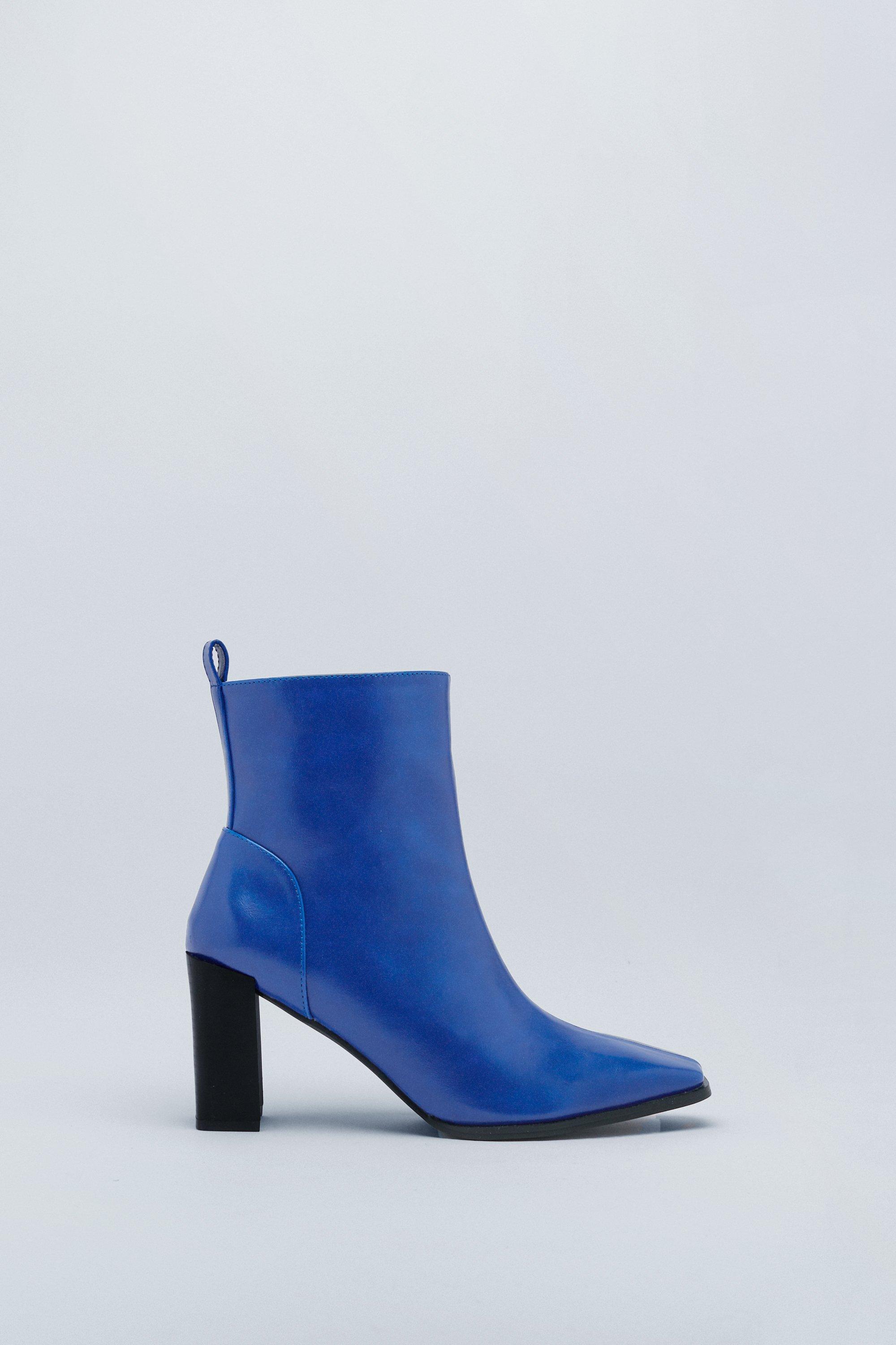 Zara blue clearance boots