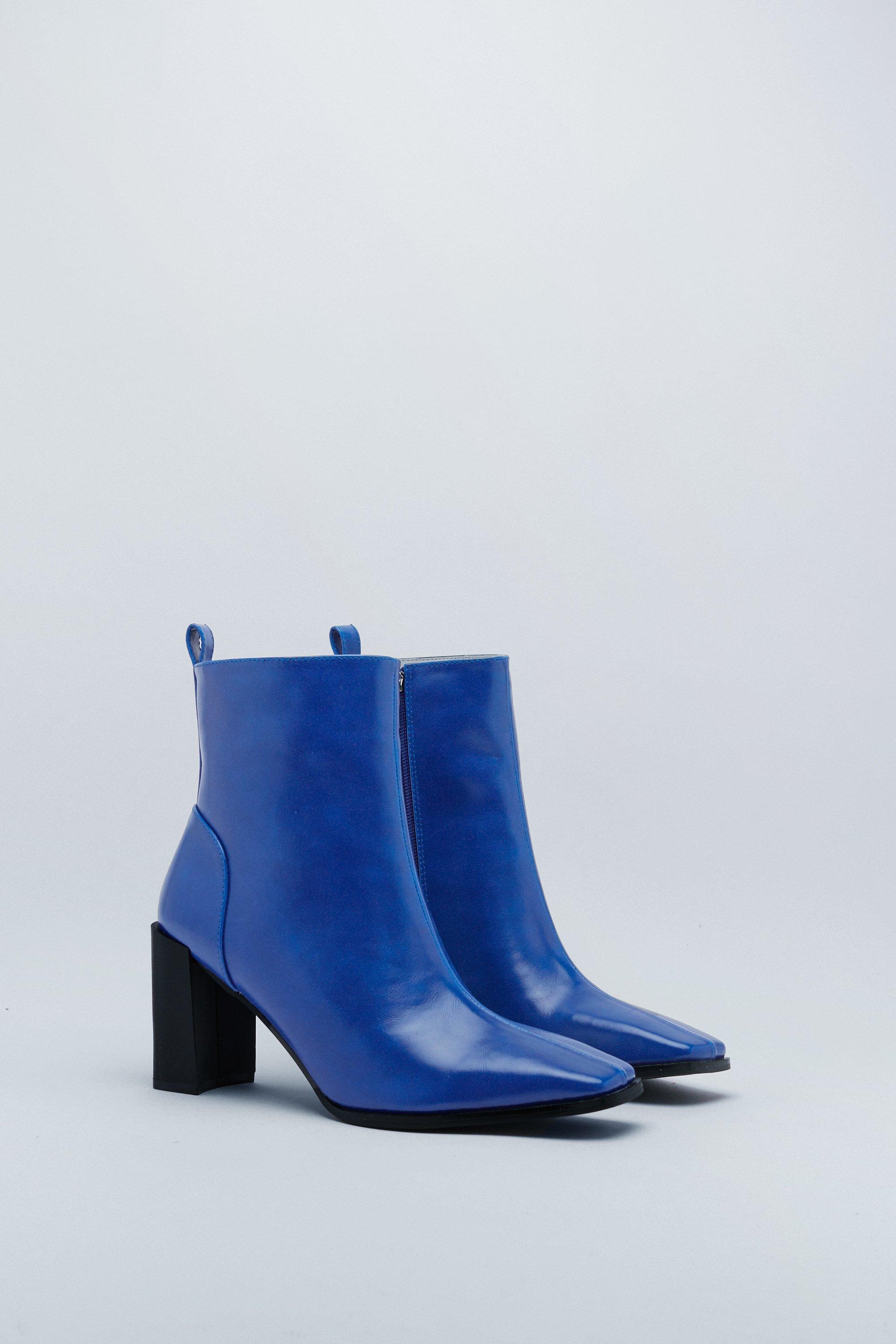 Zara blue hot sale ankle boots