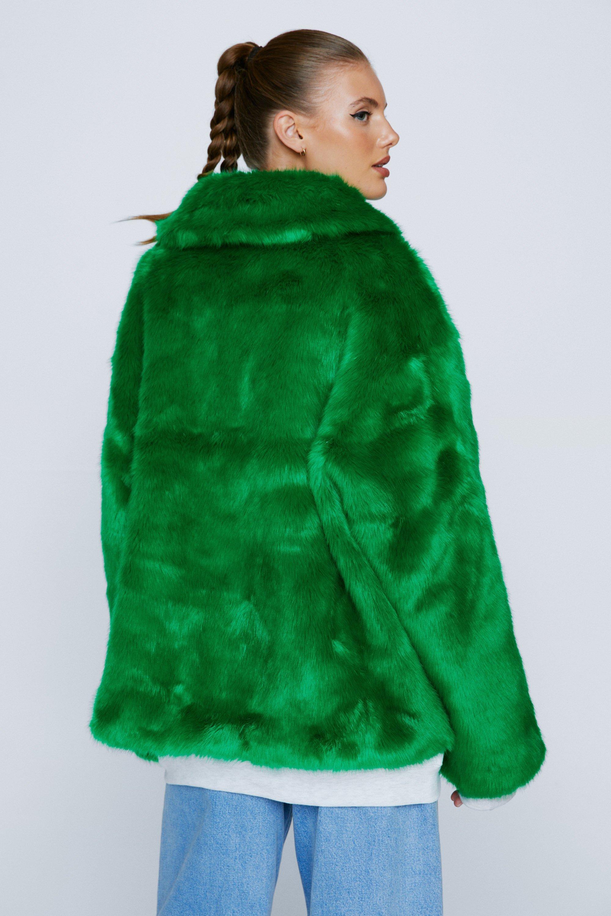 Oversized Faux Fur Coat - Ready to Wear