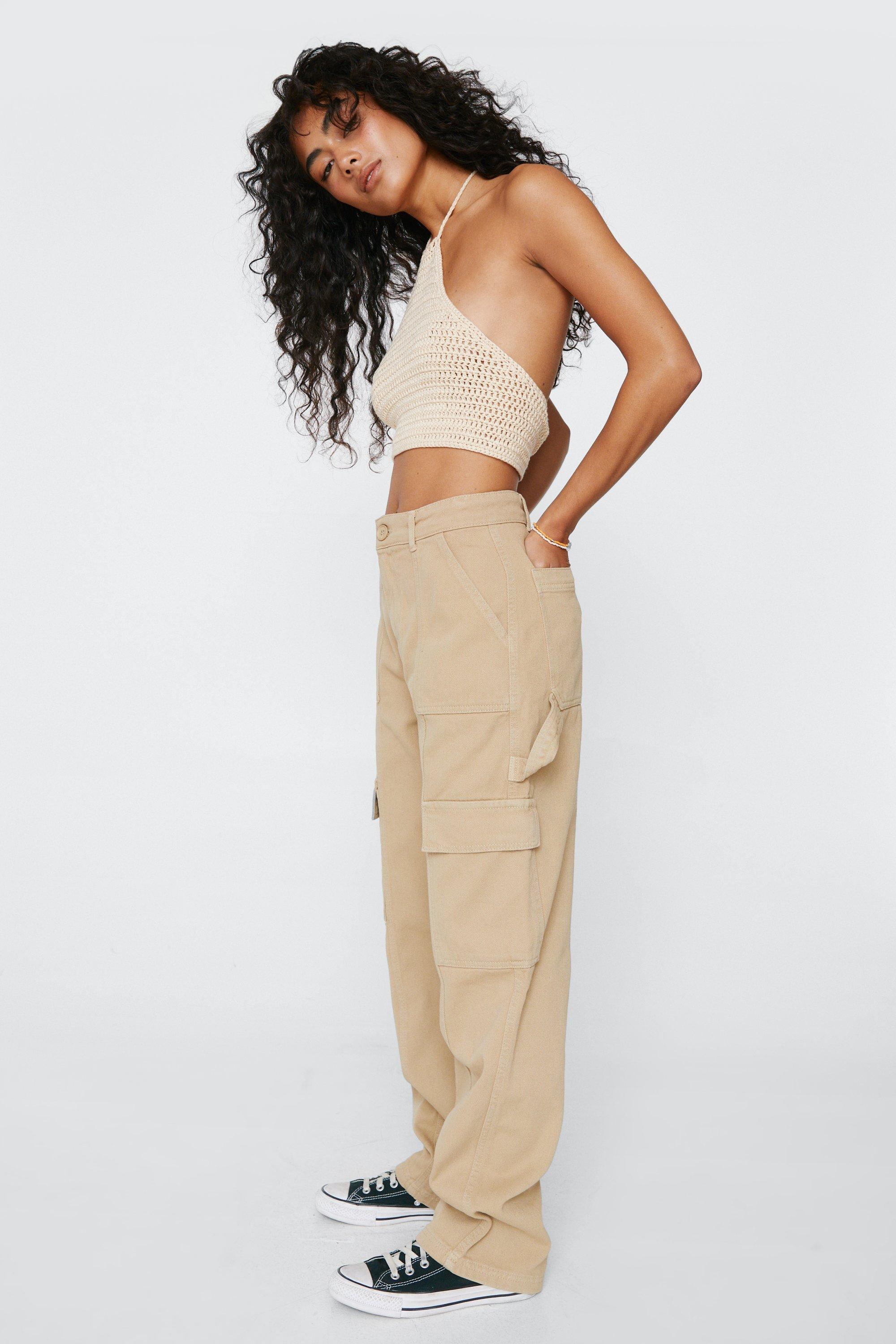 straight leg cargos womens