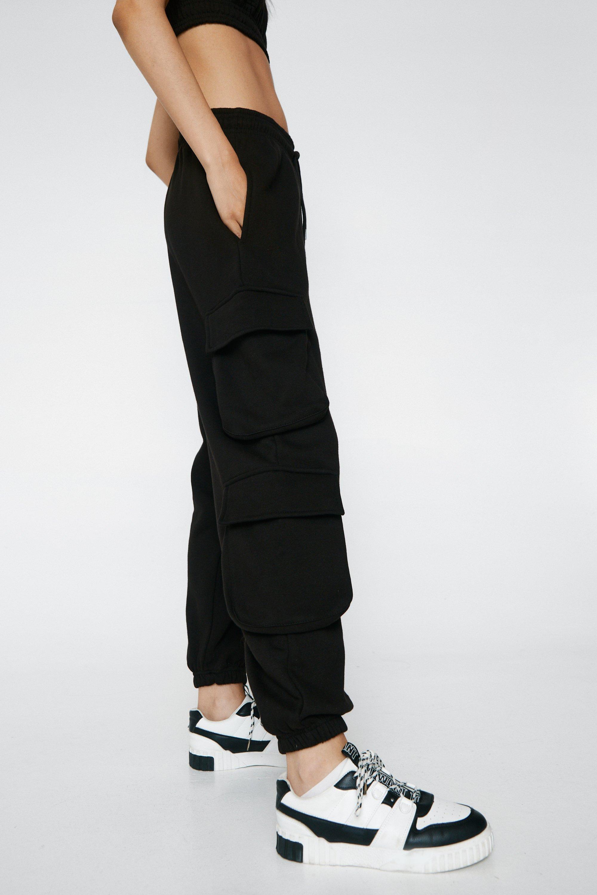 Cargo Jogger And Crop Top Set Nasty Gal