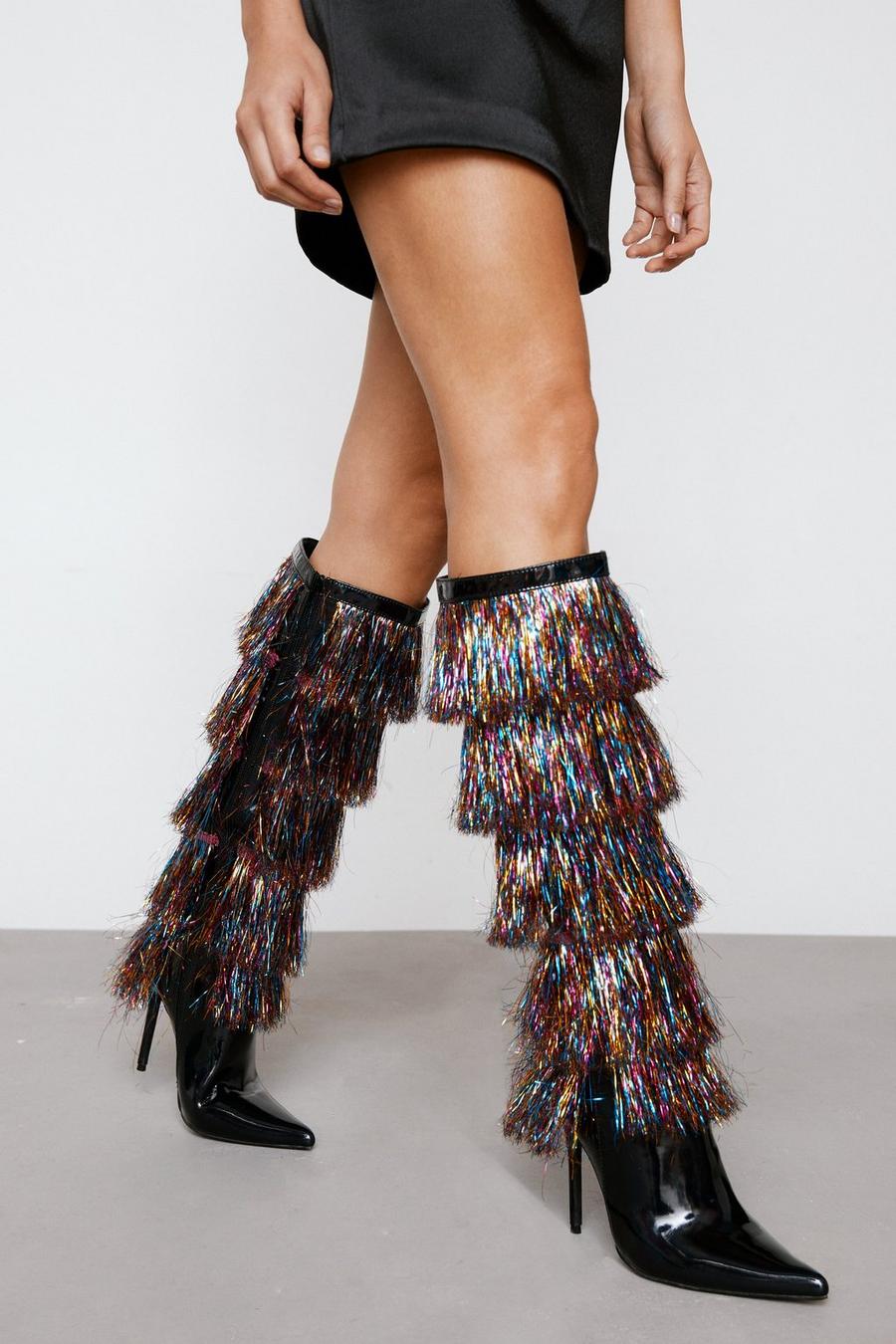 Tinsel Knee High Boots