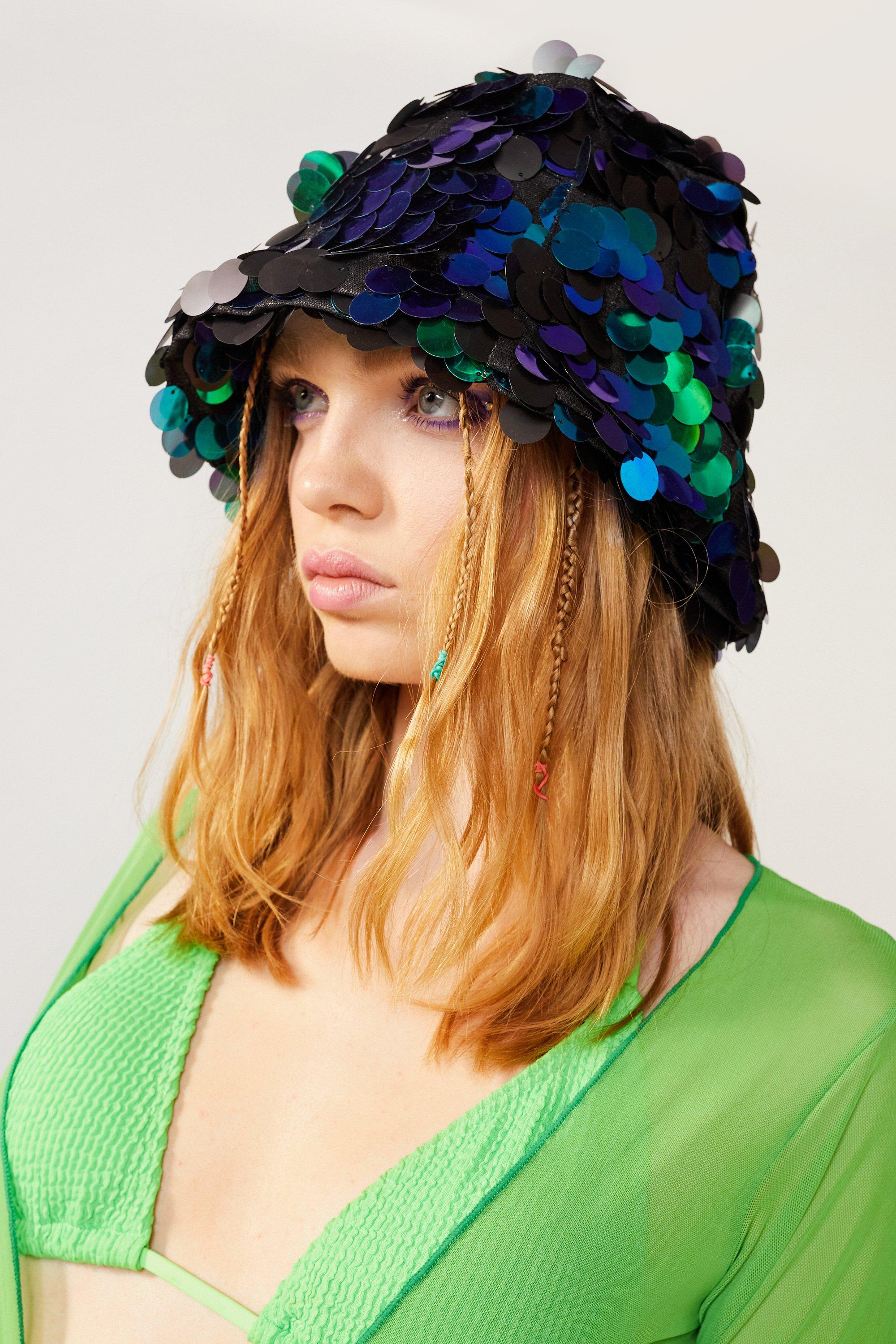 Sequin sun hot sale hat