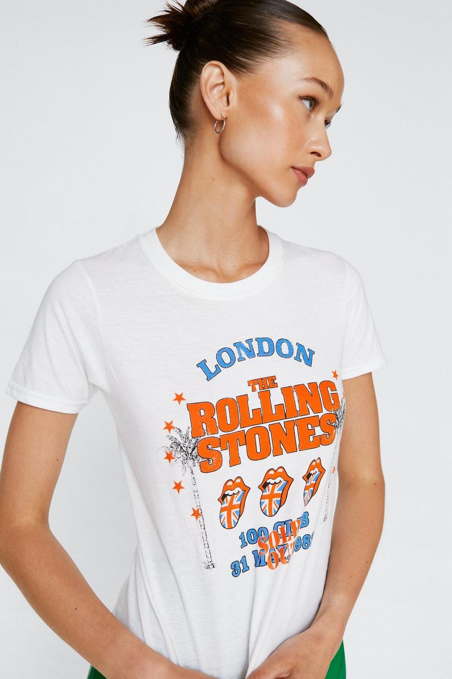 The Rolling Stones Gb Fitted Graphic T-shirt