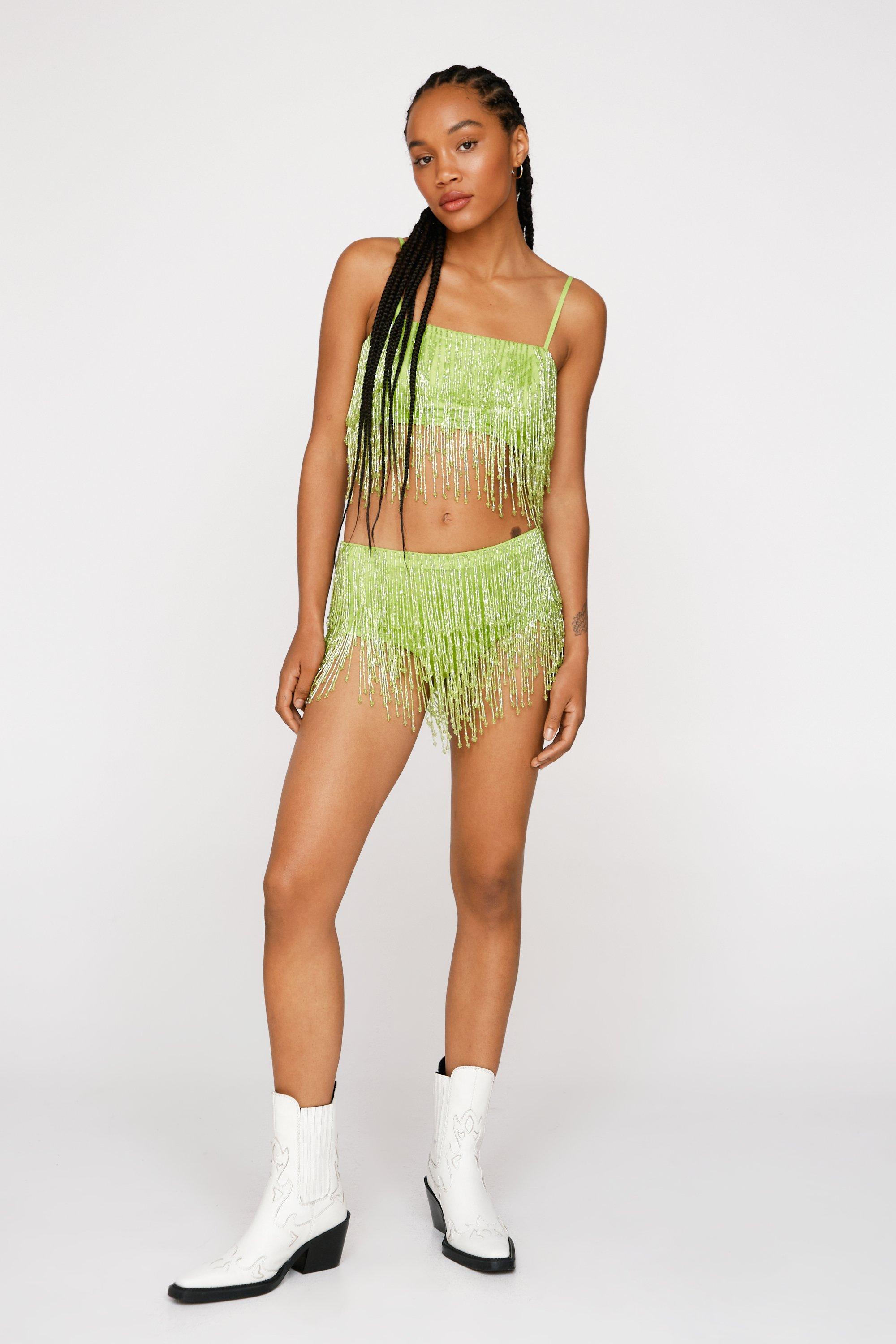 Fringe two hot sale piece outfit