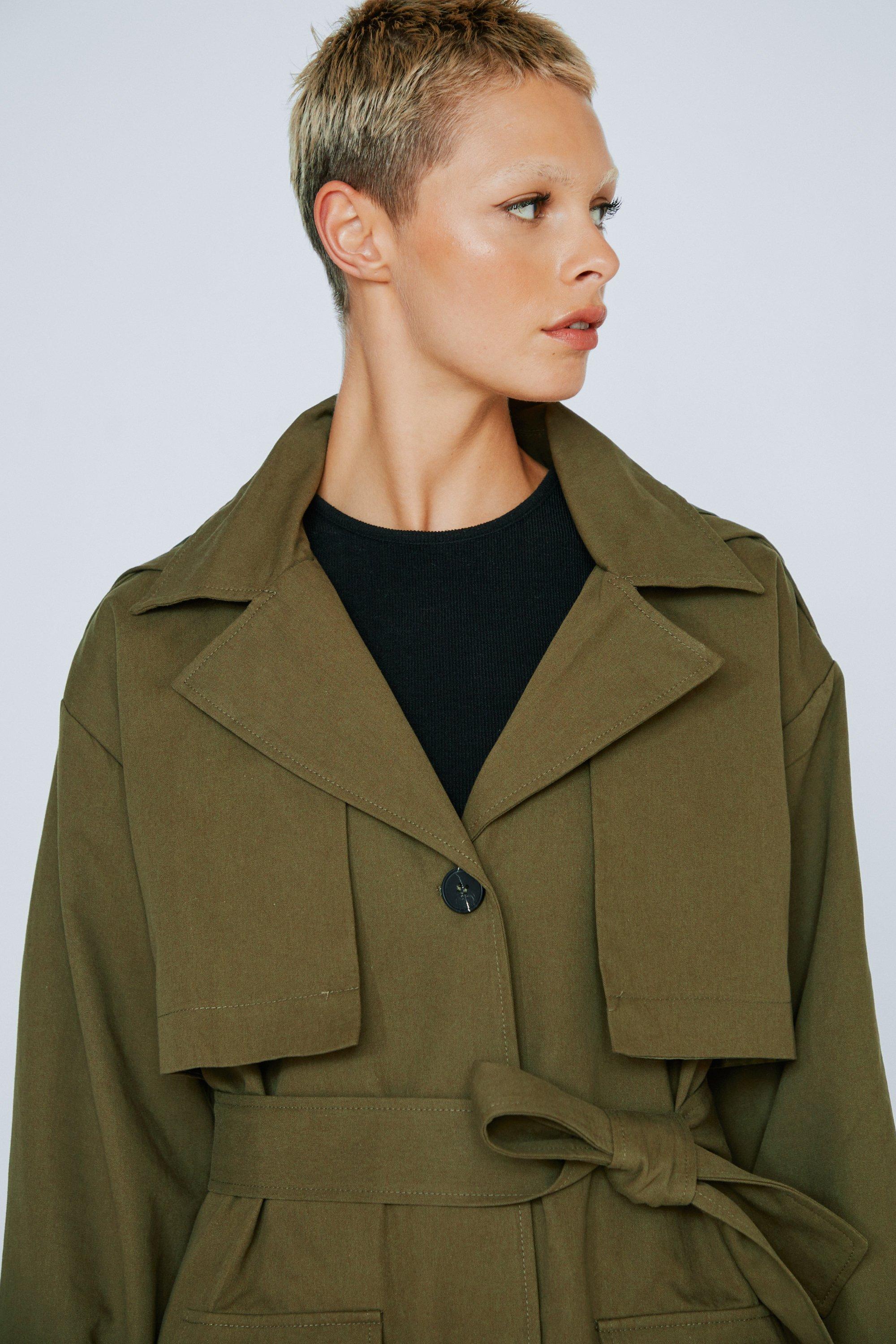 Nasty Gal Belted Trench Coat