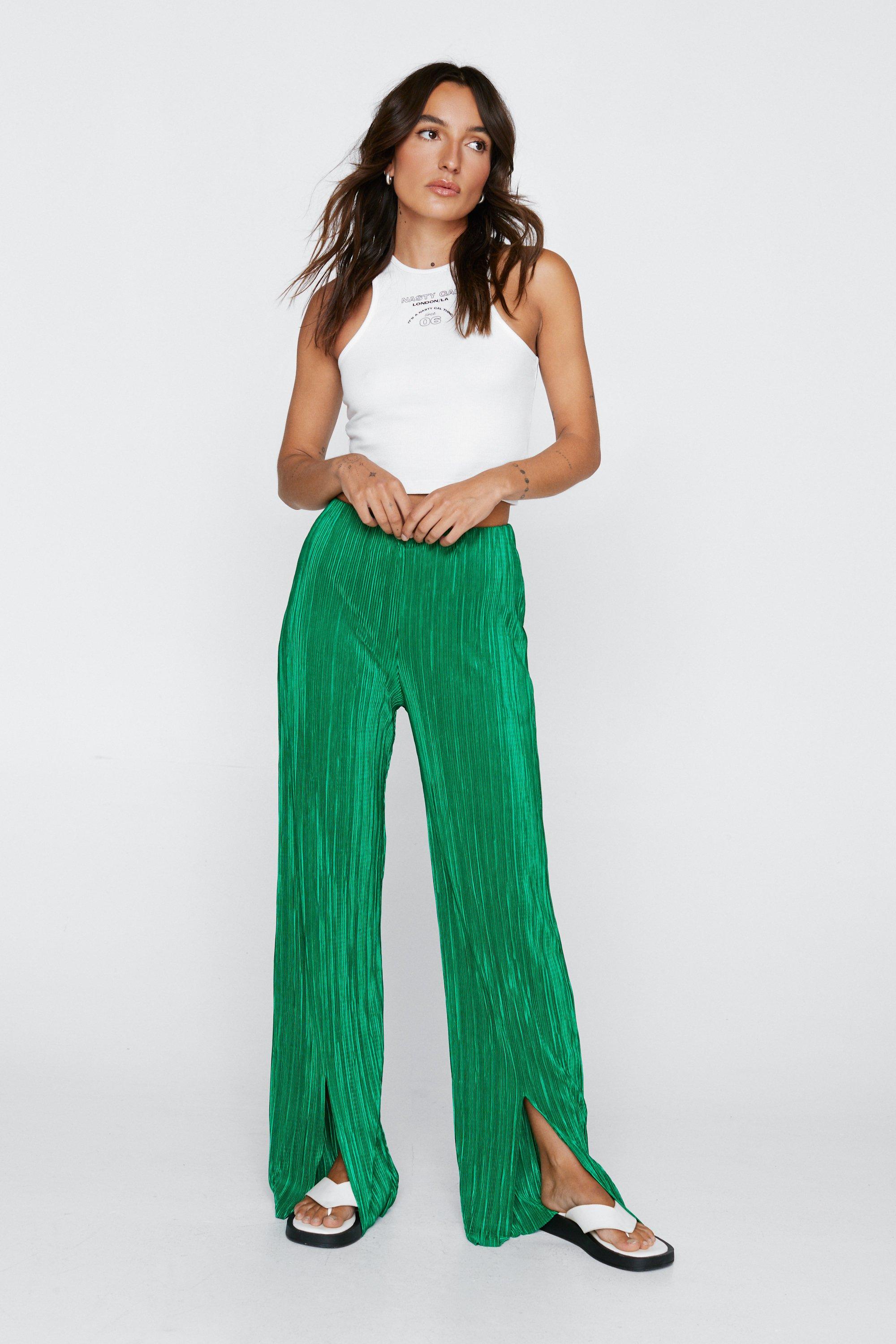 petite split trousers