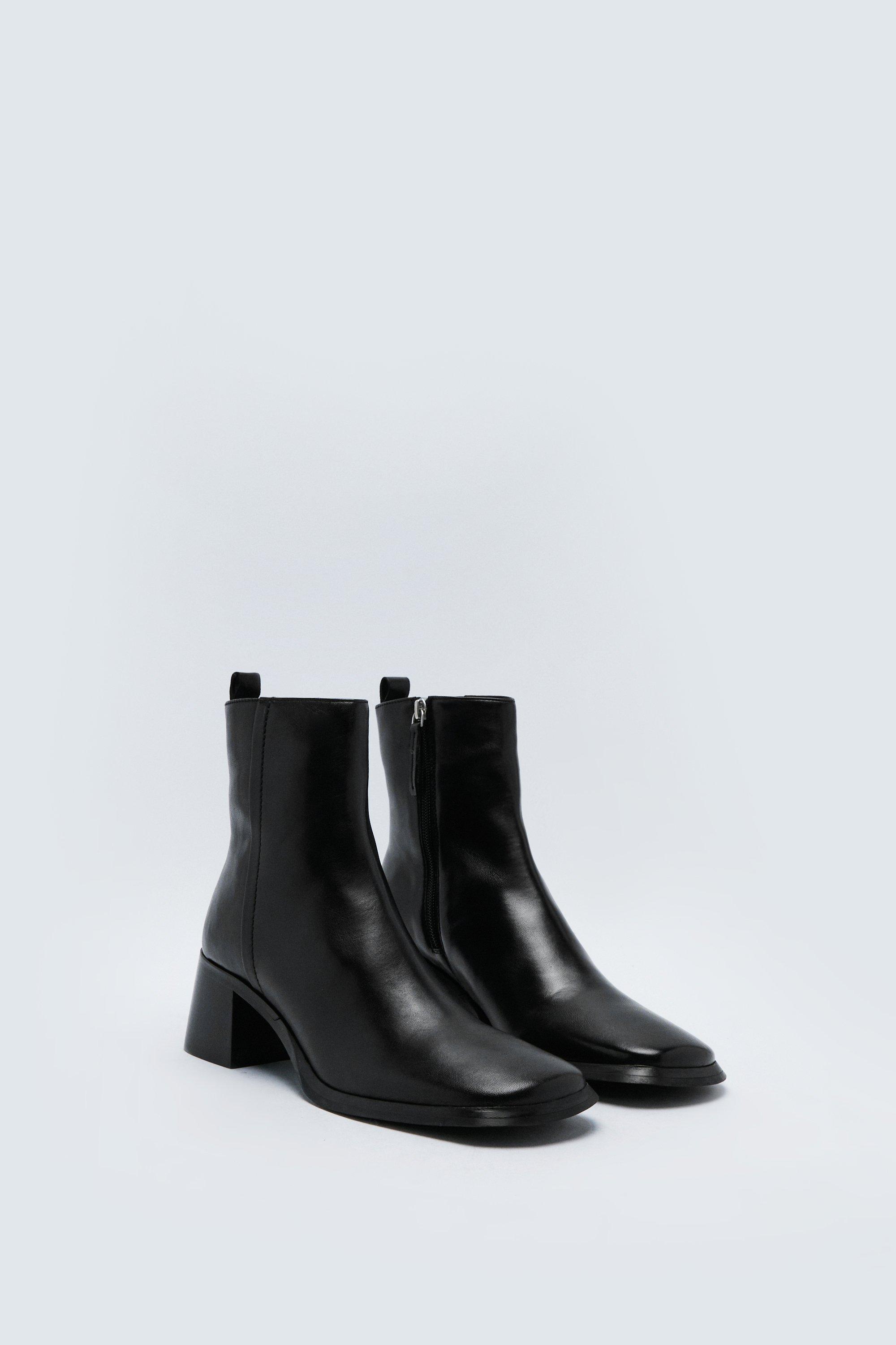 Nasty gal black outlet ankle boots