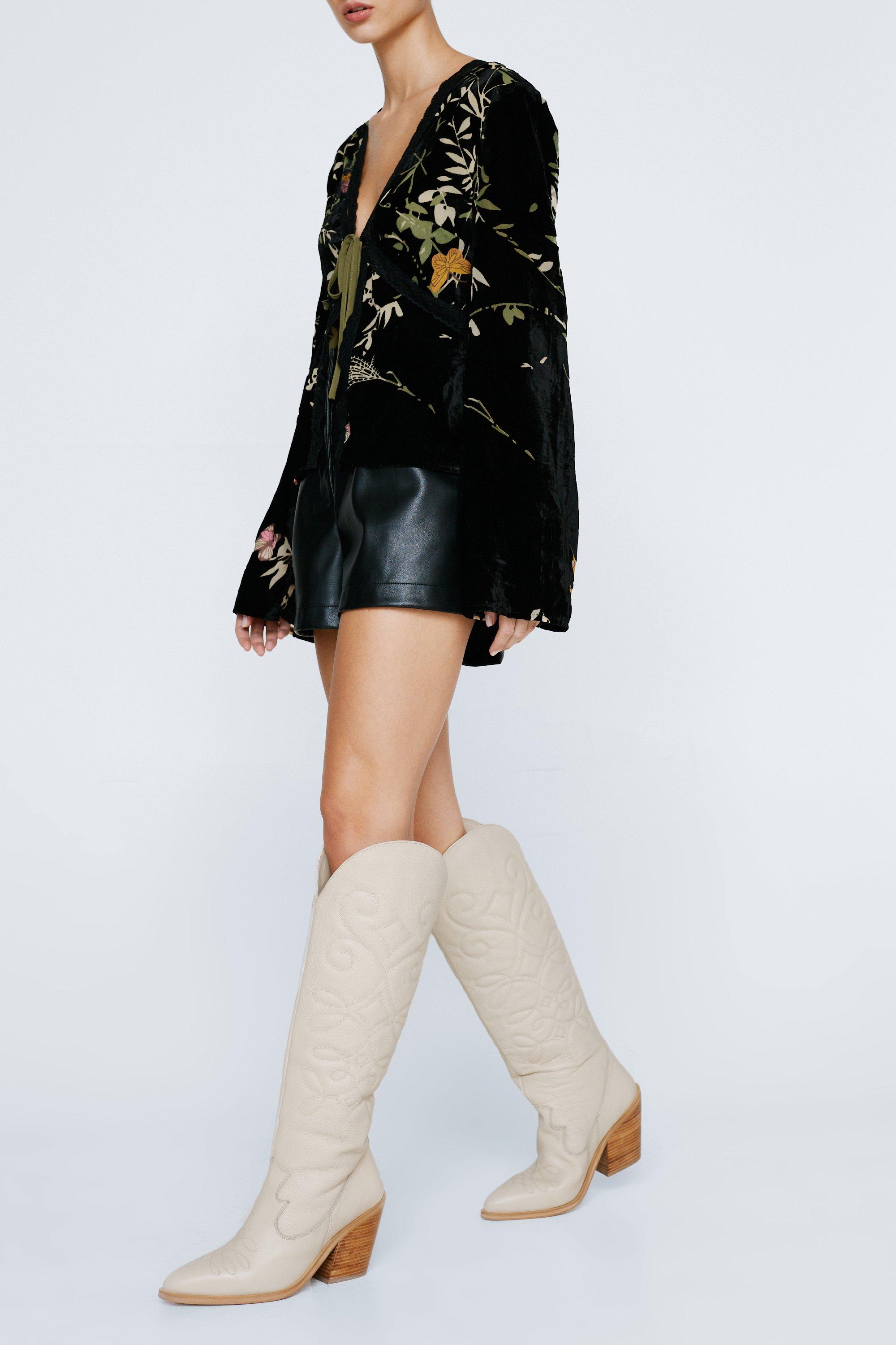 Zara over the 2024 knee cowboy boots