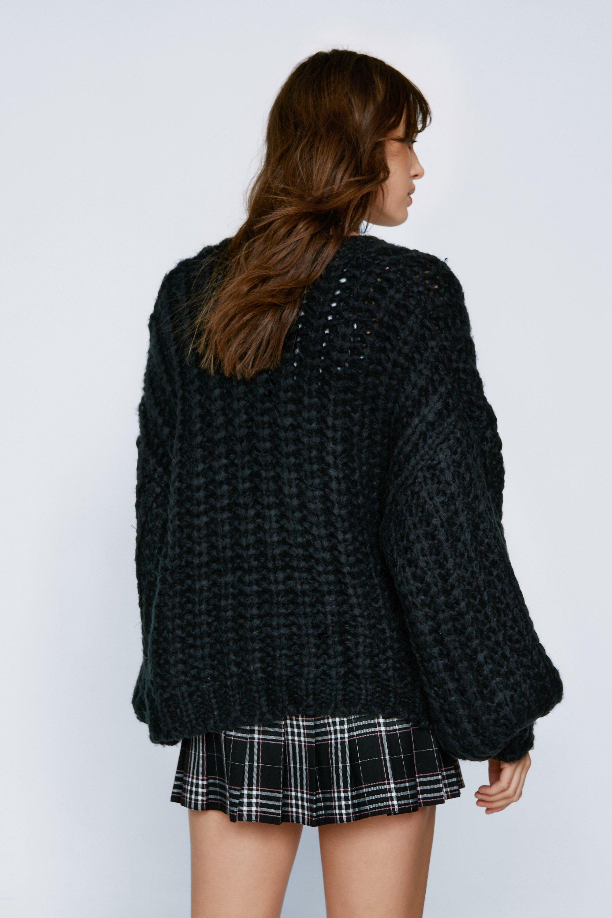 Petite Premium Chunky Knit Cardigan