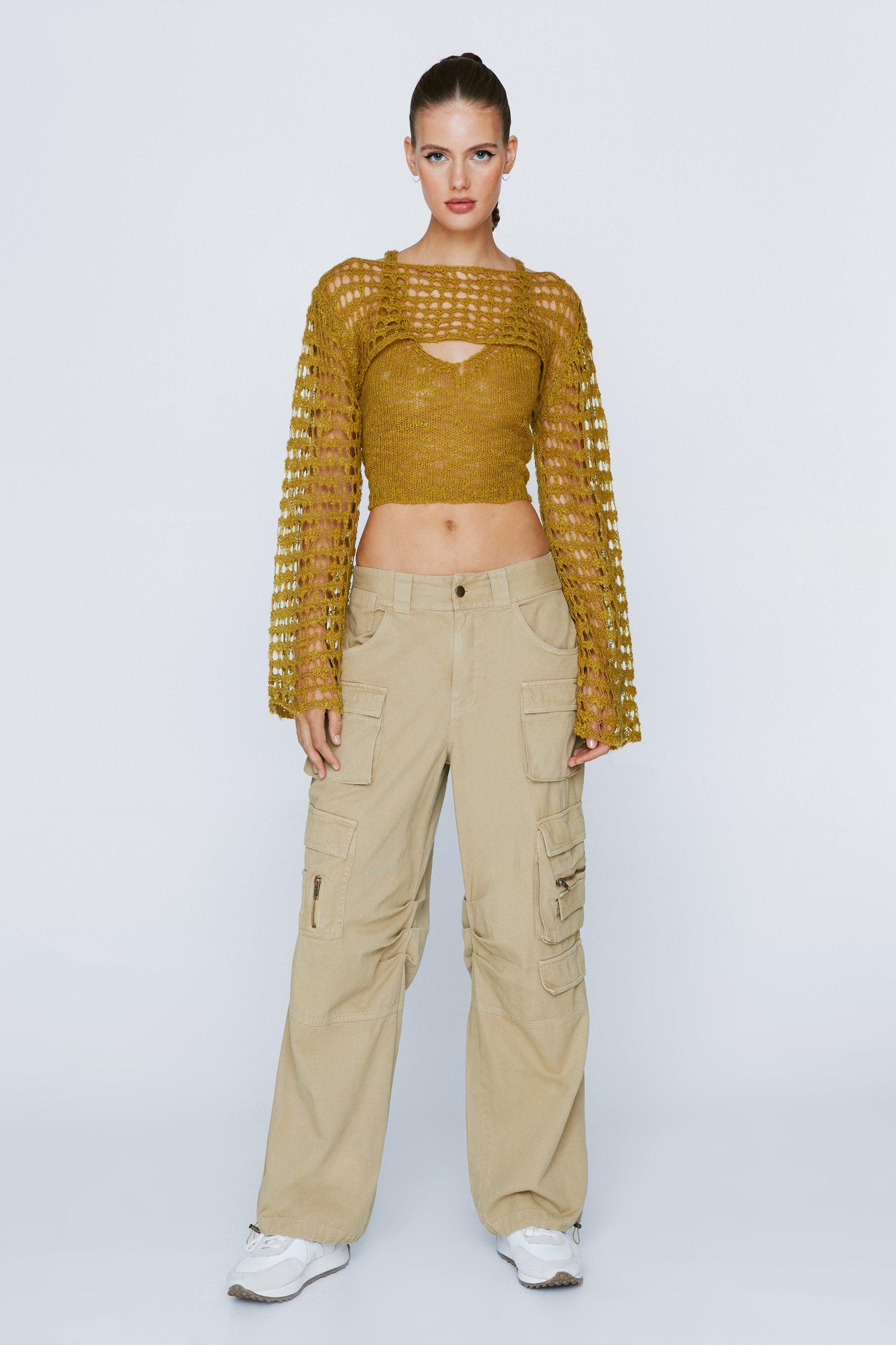 Extreme cropped clearance sweater