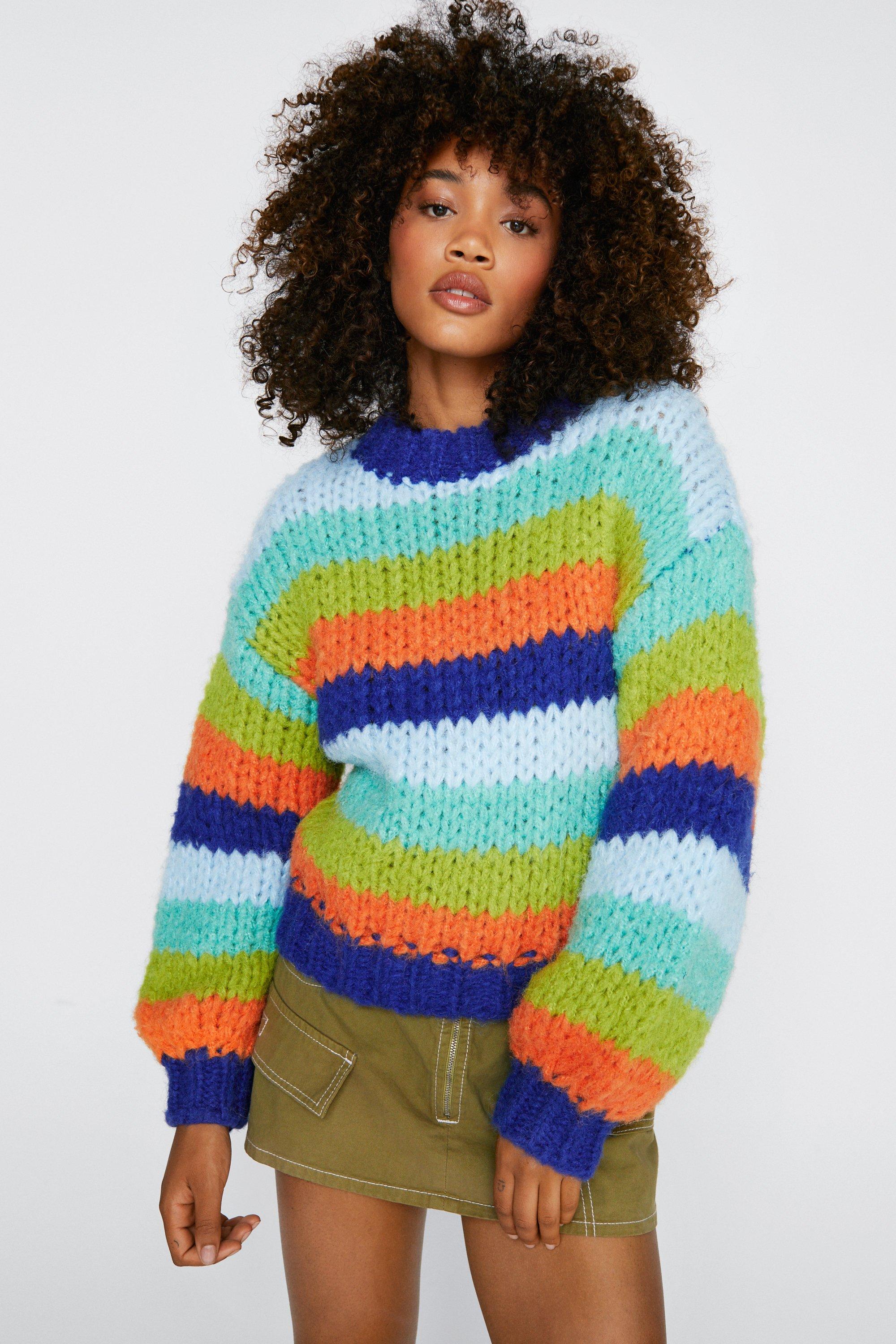 Colorful sweater deals