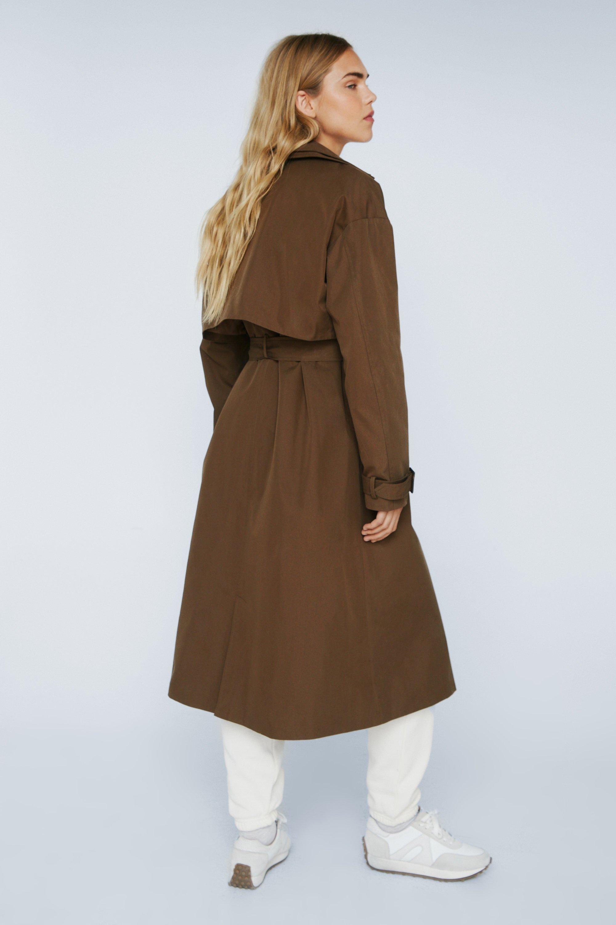 Premium Twill Double Layer Trench Coat