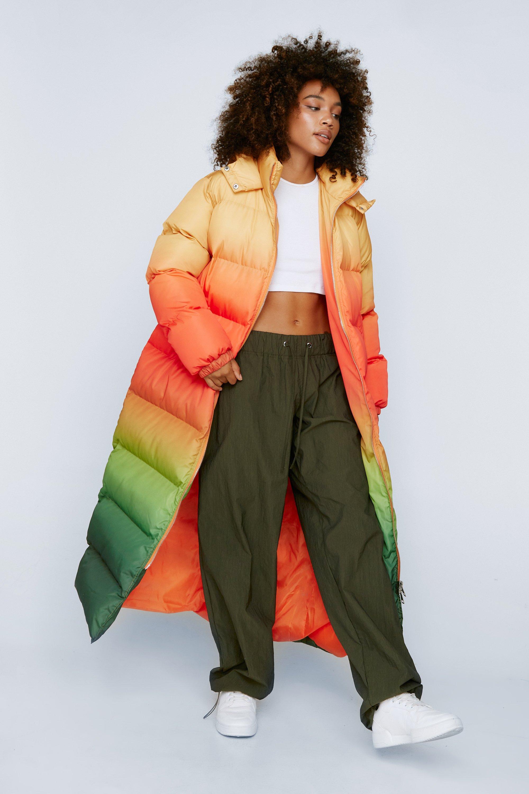 Rainbow hot sale padded jacket