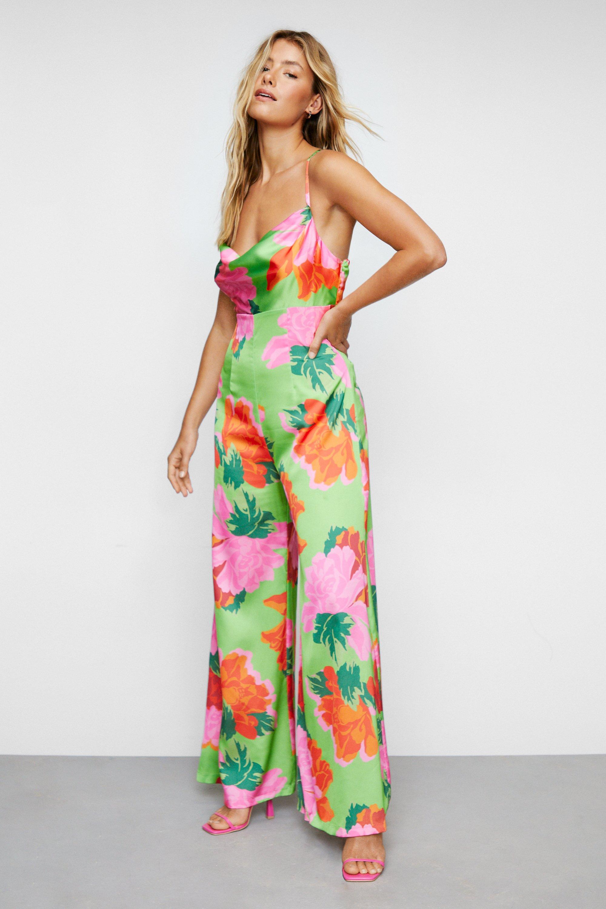 Bold sales print jumpsuit