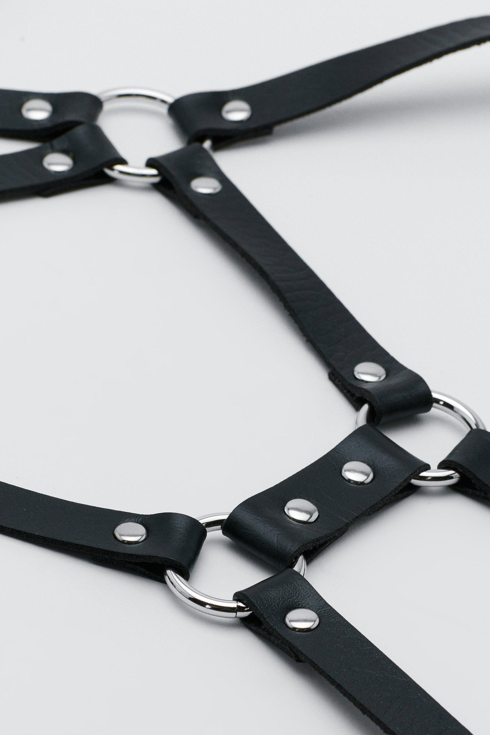 Faux Leather Body Harness