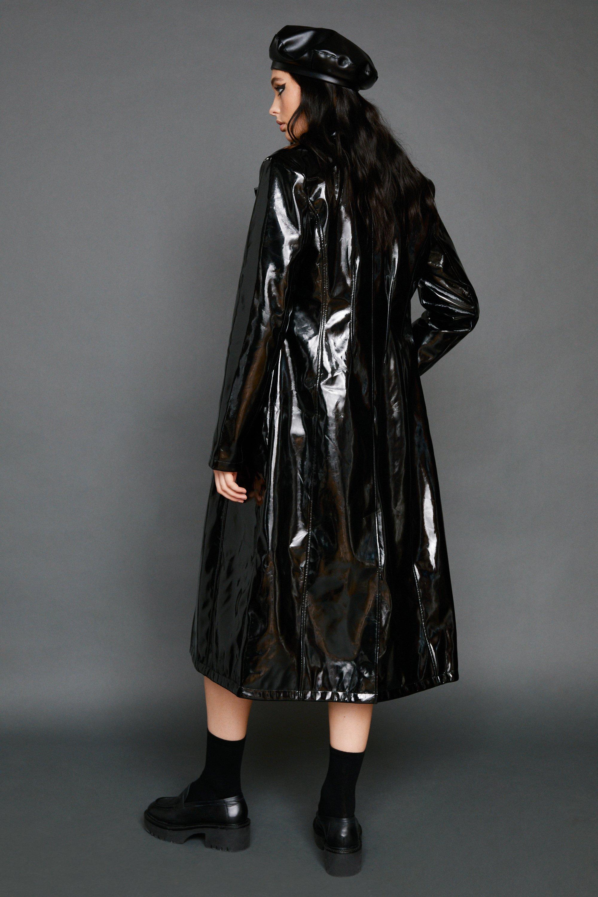 Plus size vinyl on sale raincoat