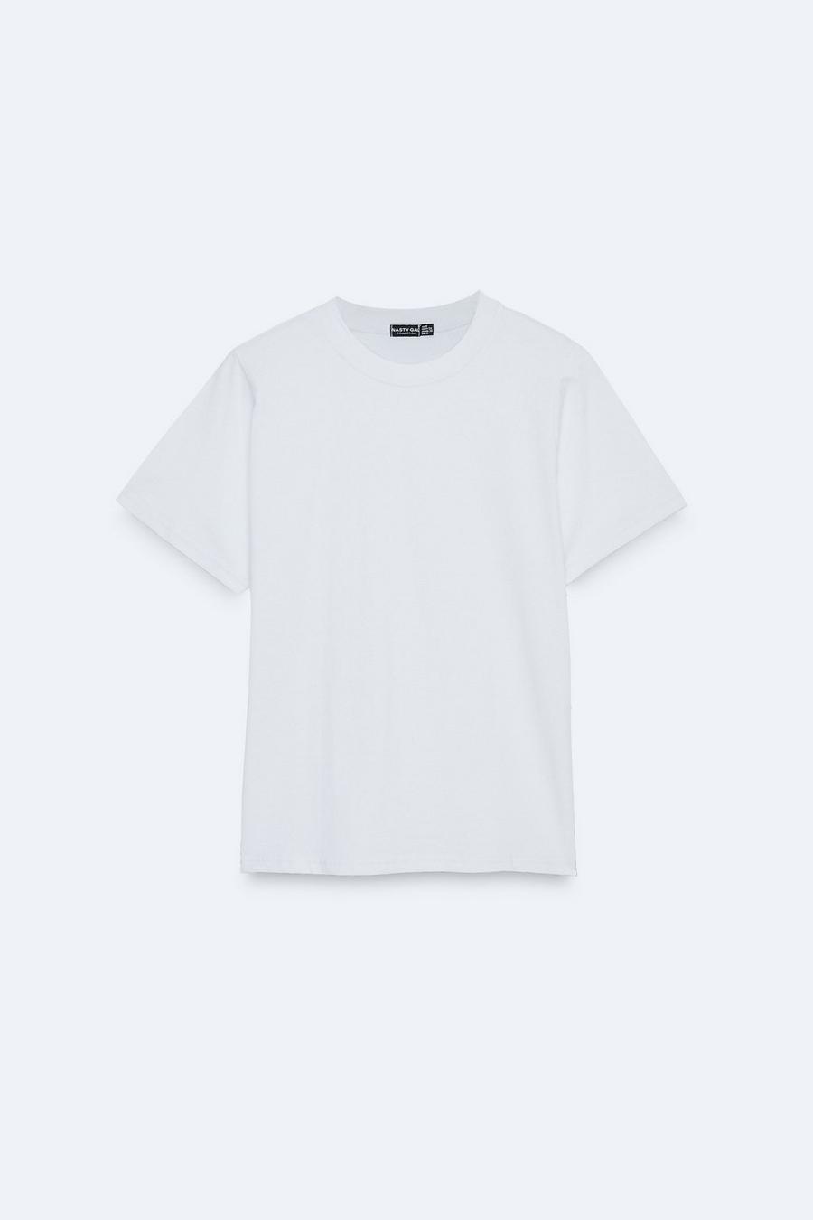 T-shirt simple en coton