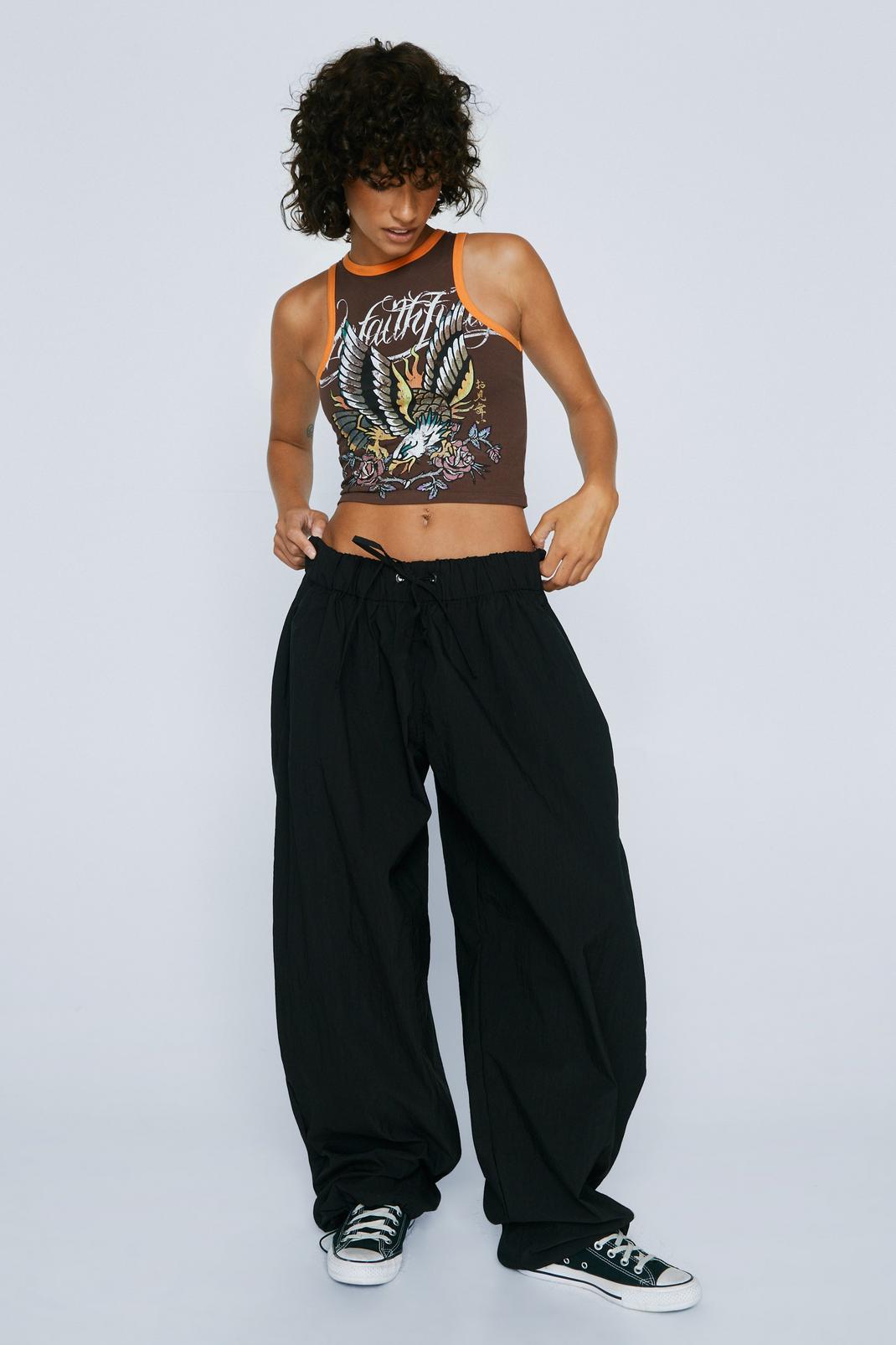 How to Style Parachute Pants