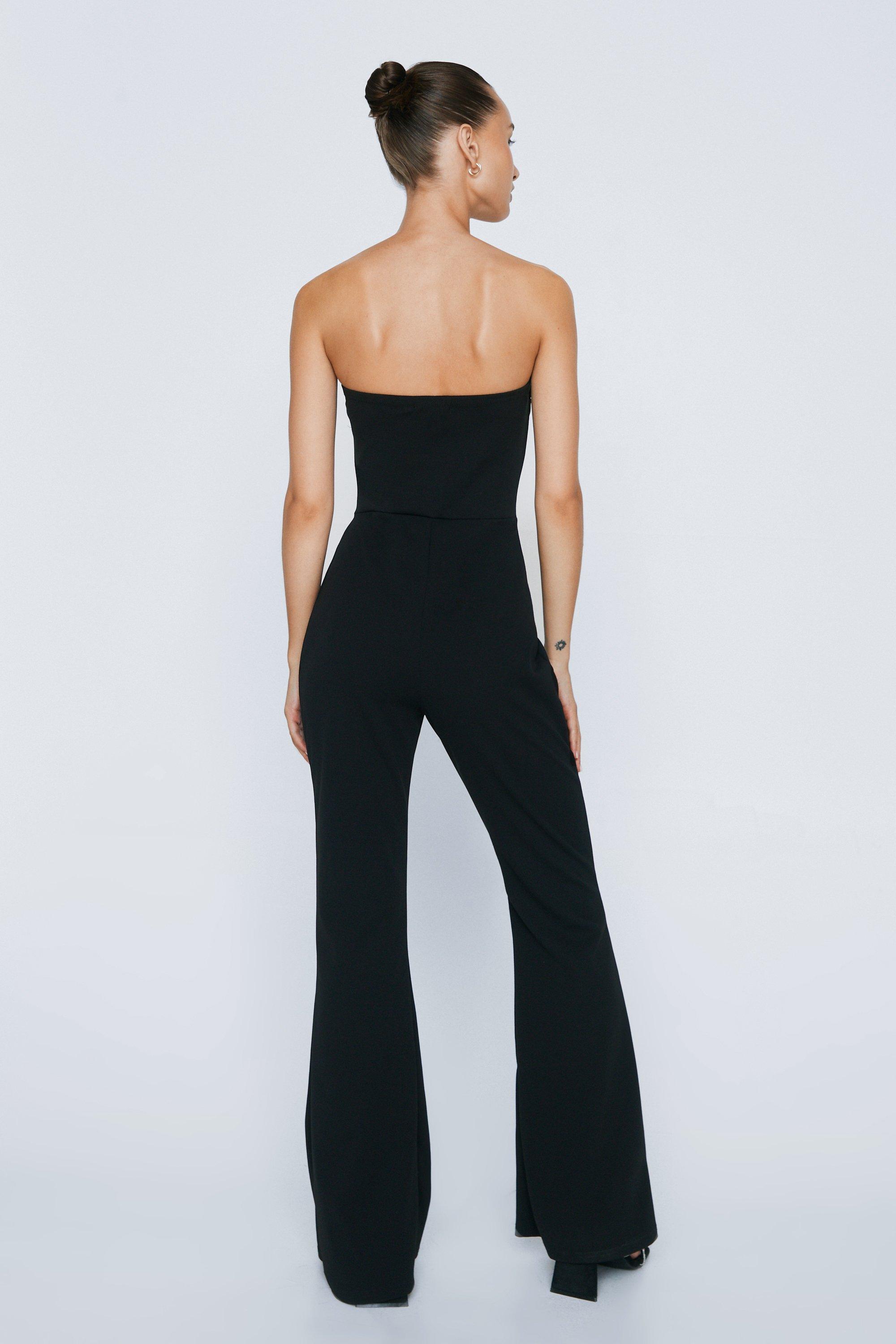 Bandeau Flared Jumpsuit