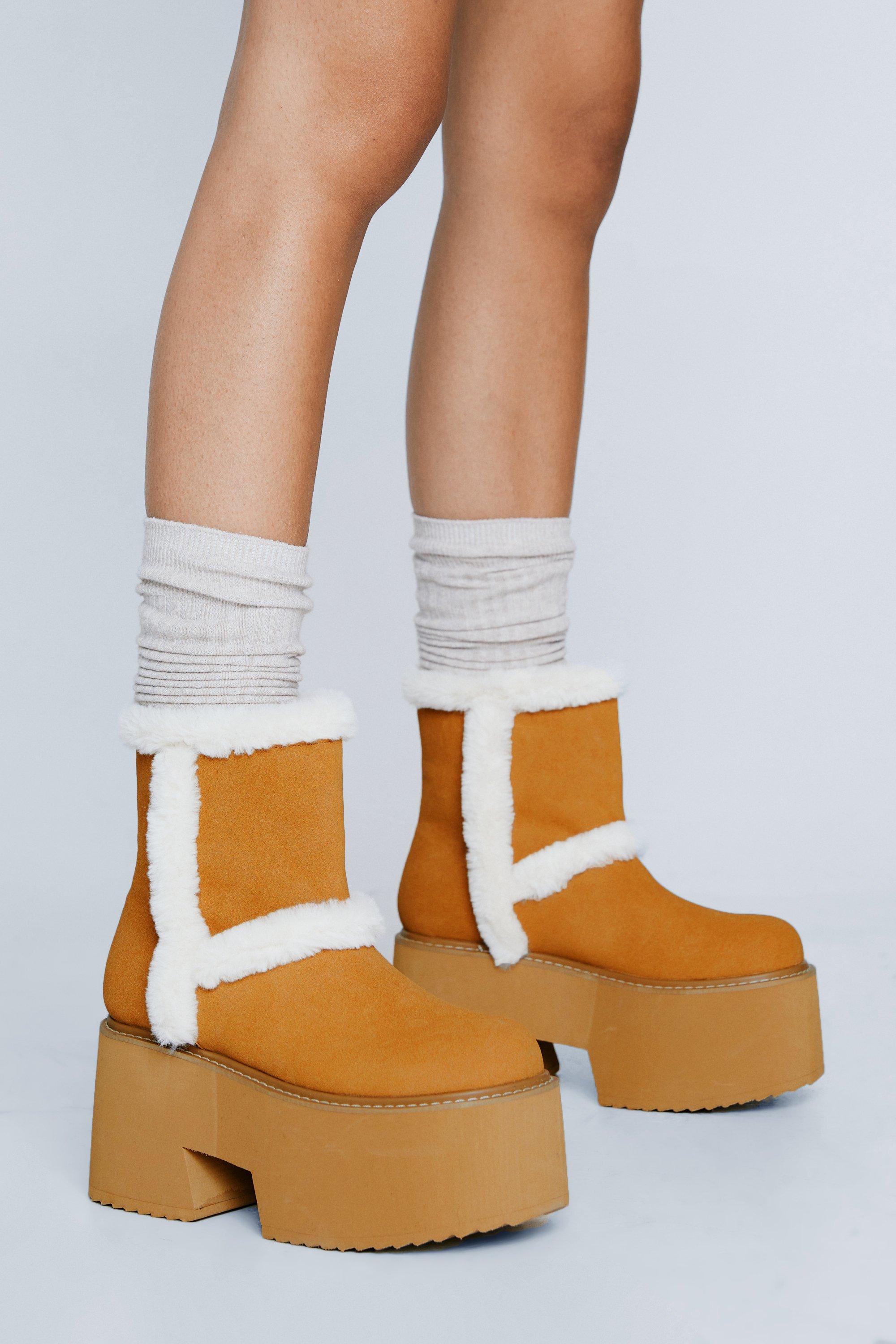 Fake 2025 sheepskin boots