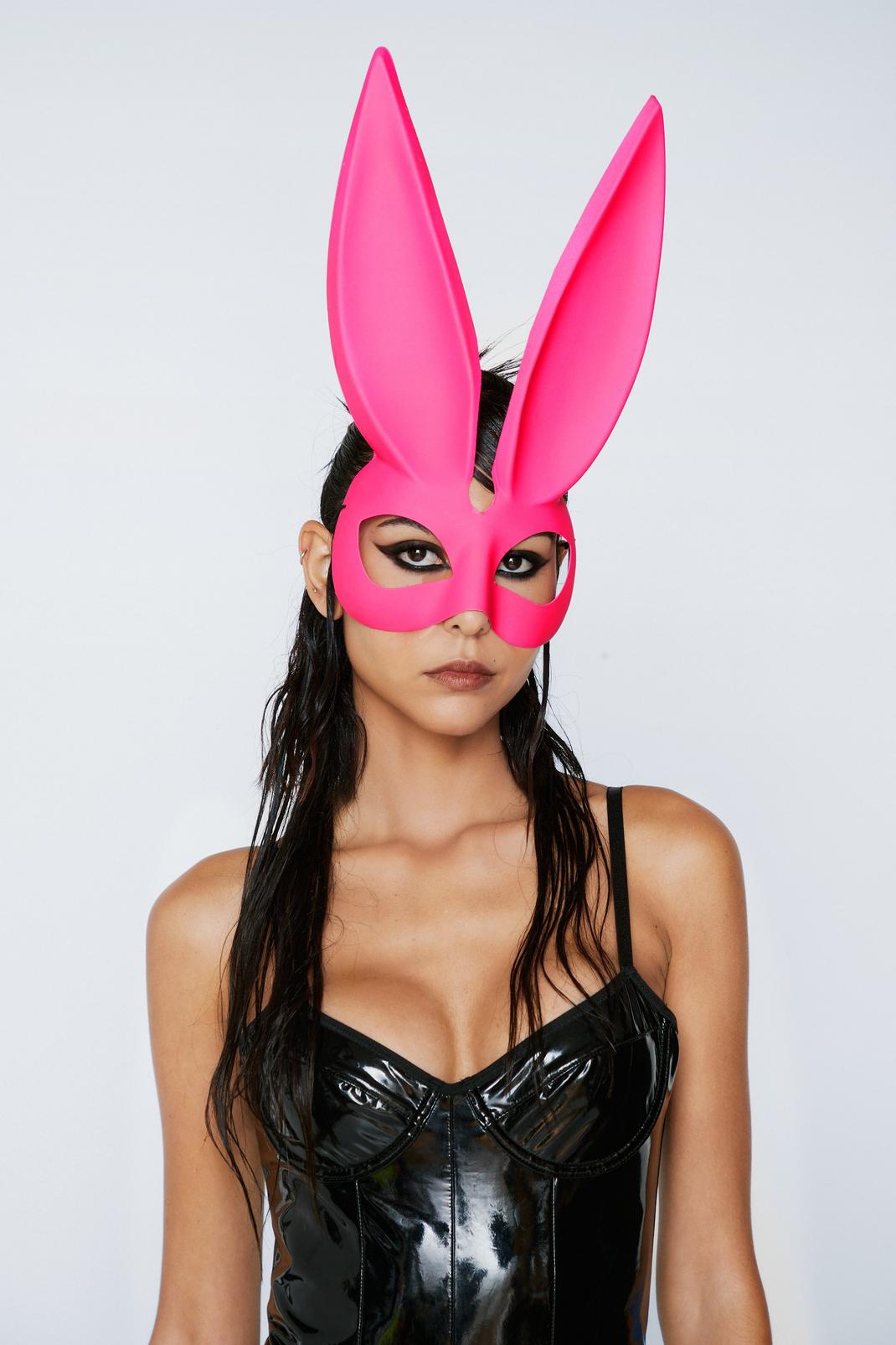 Pink Bunny Ear Mask image number 1