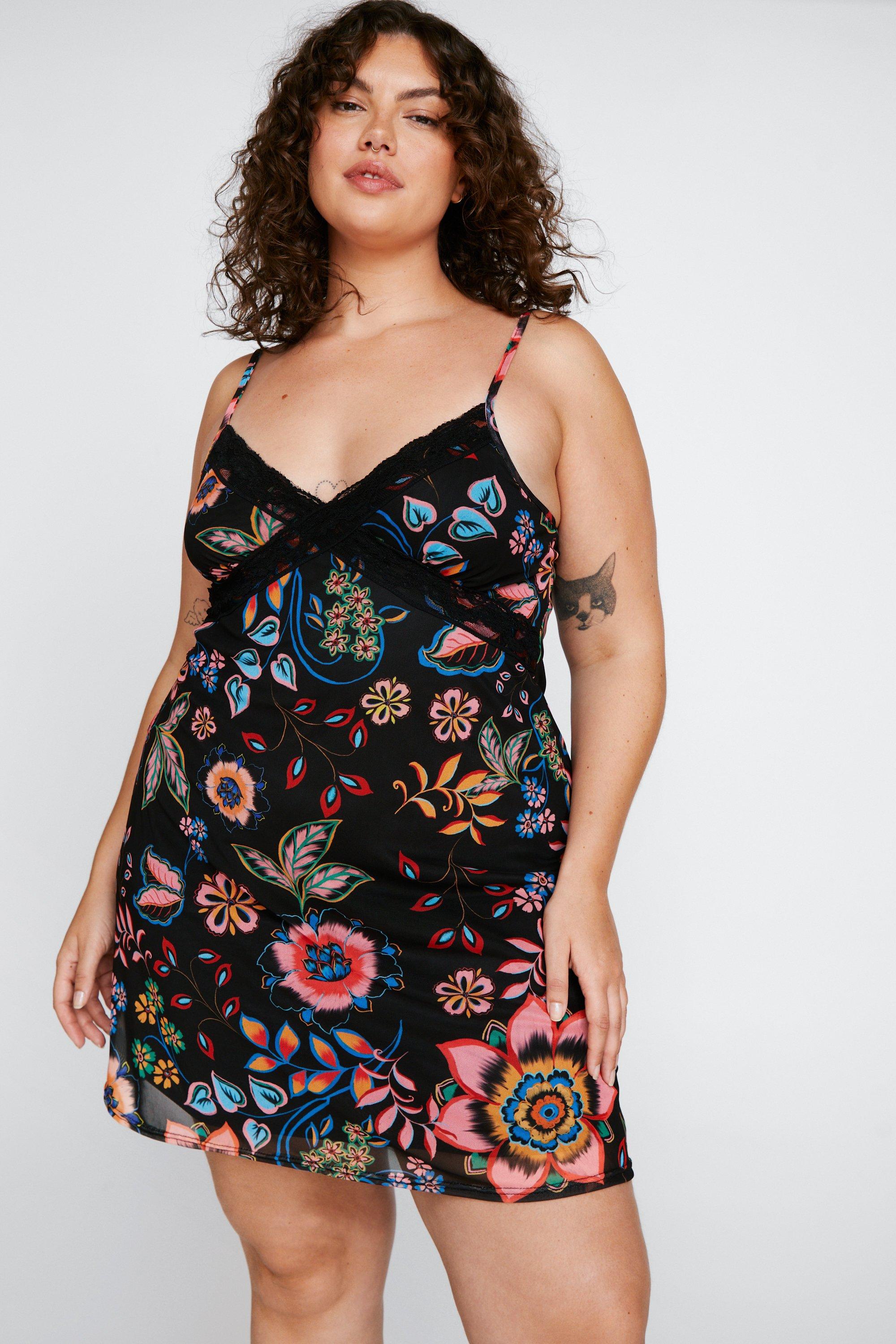 Plus size cheap cami dress