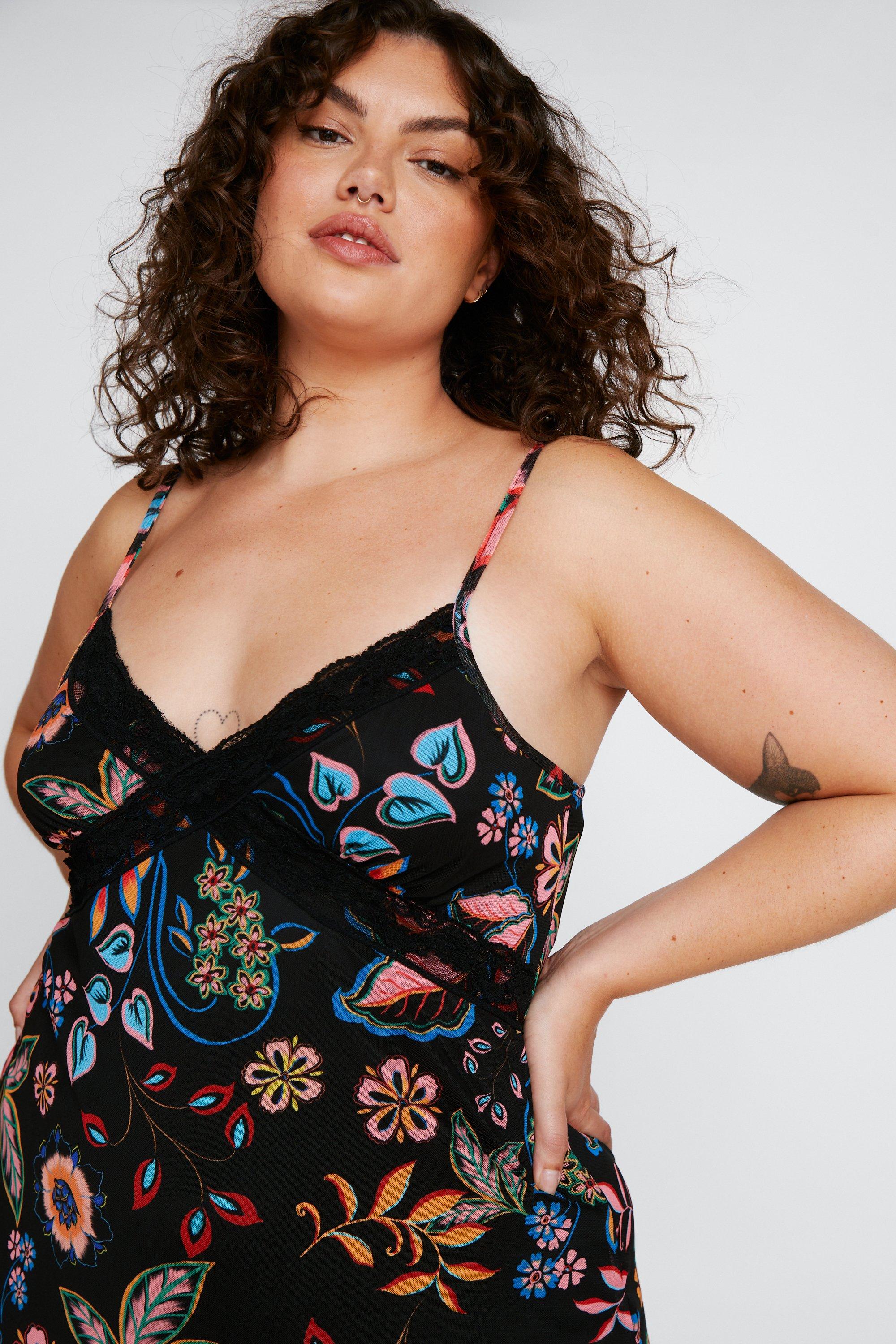 Camisole dress plus size best sale