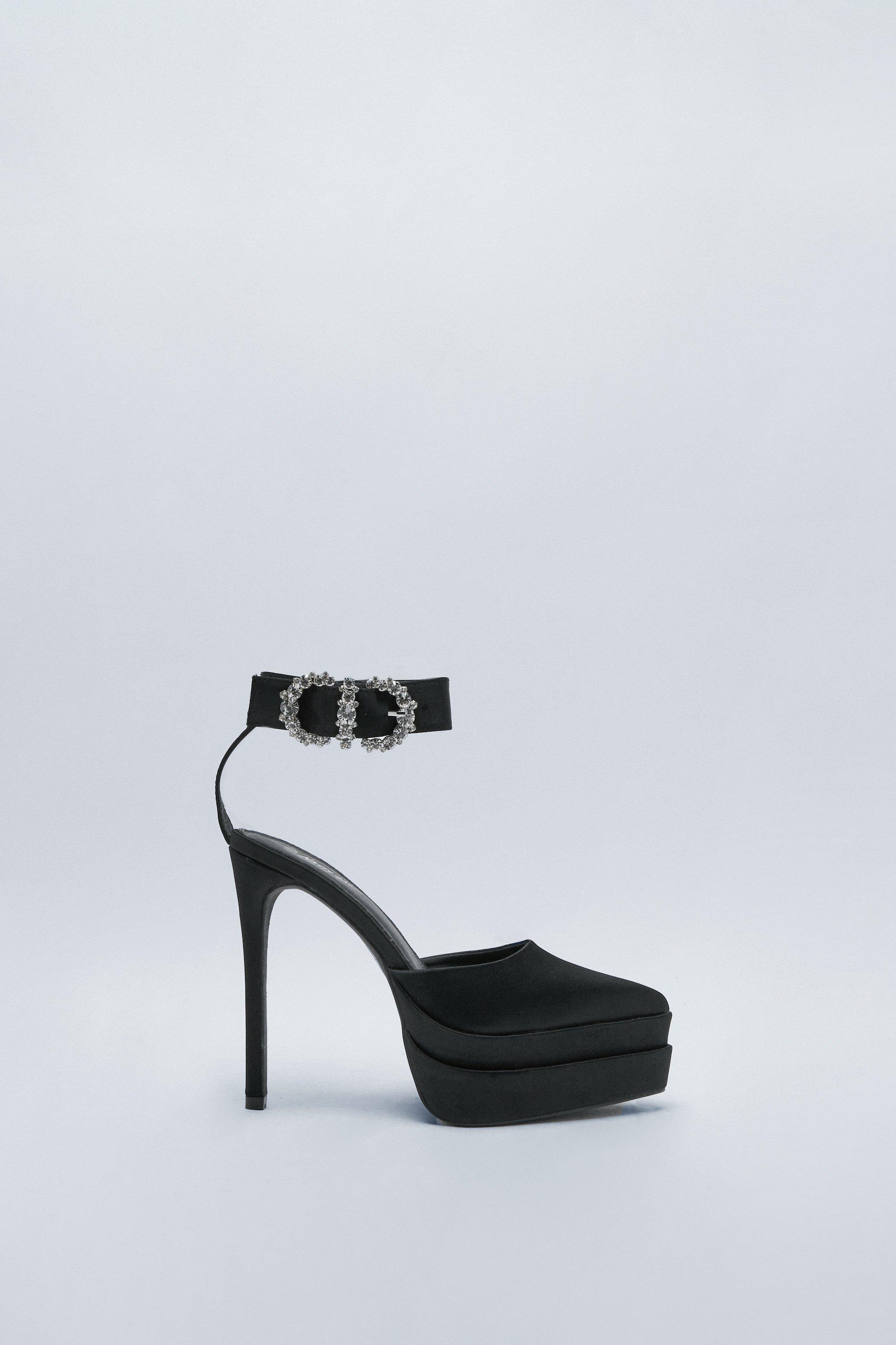 Platform hot sale pointed heels