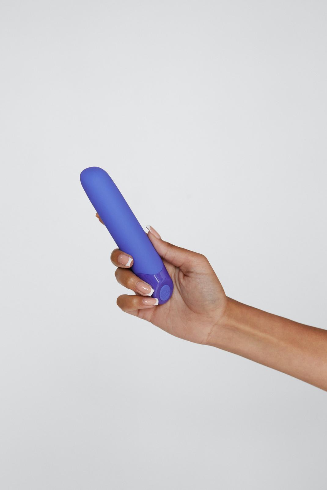 Vibrant purple 10 Function Rechargeable Vibrator  image number 1
