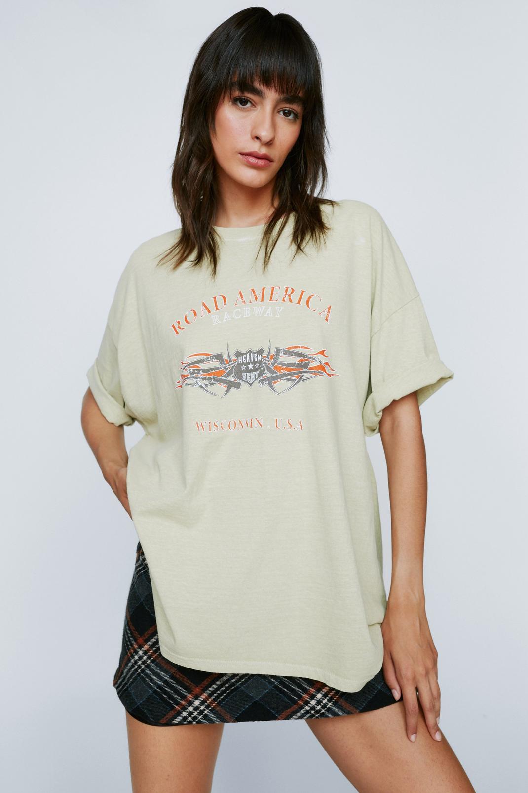 Sand Raceway Graphic Overdyed T-shirt  image number 1