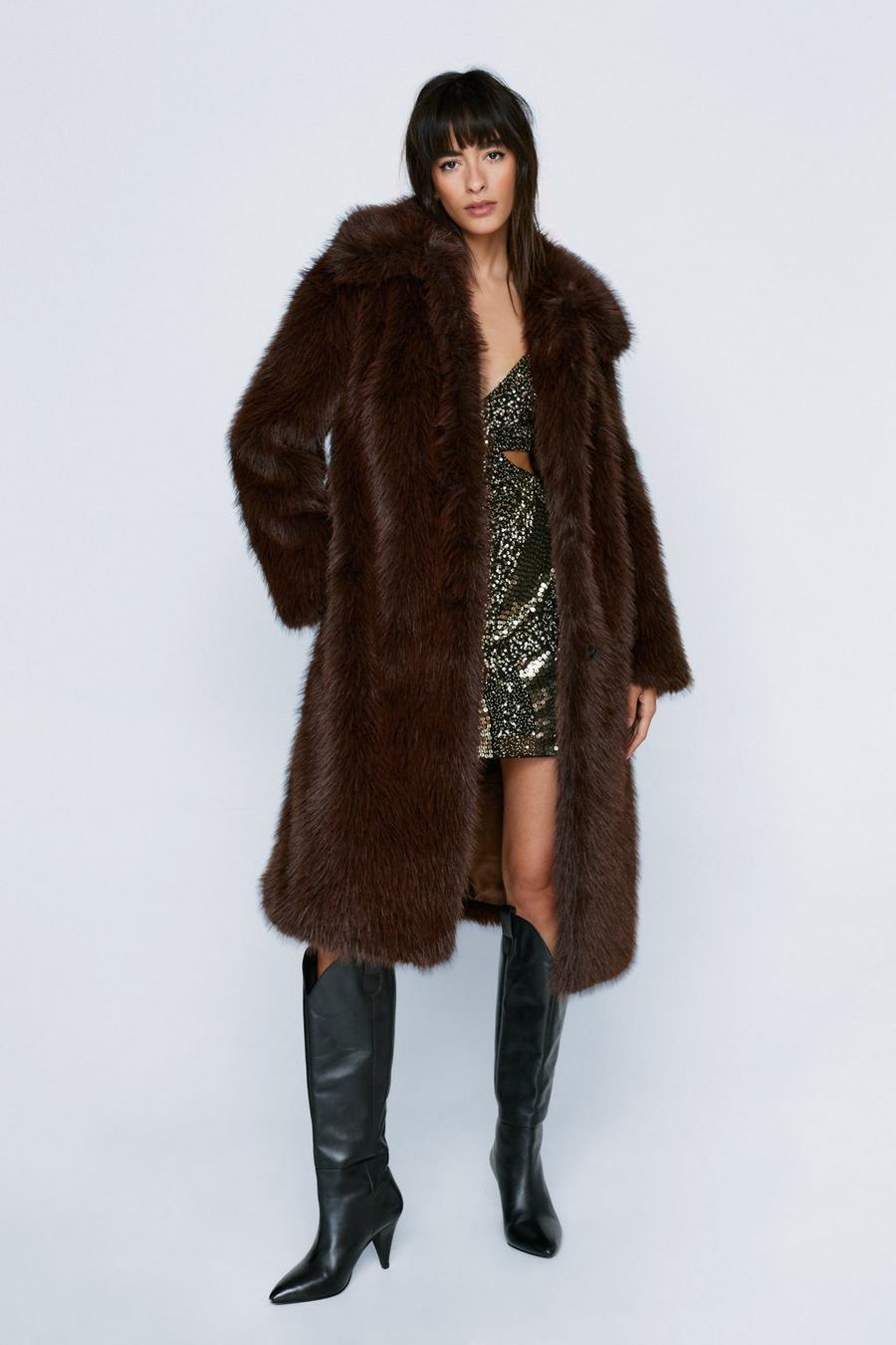Premium Faux Fur Oversized Coat