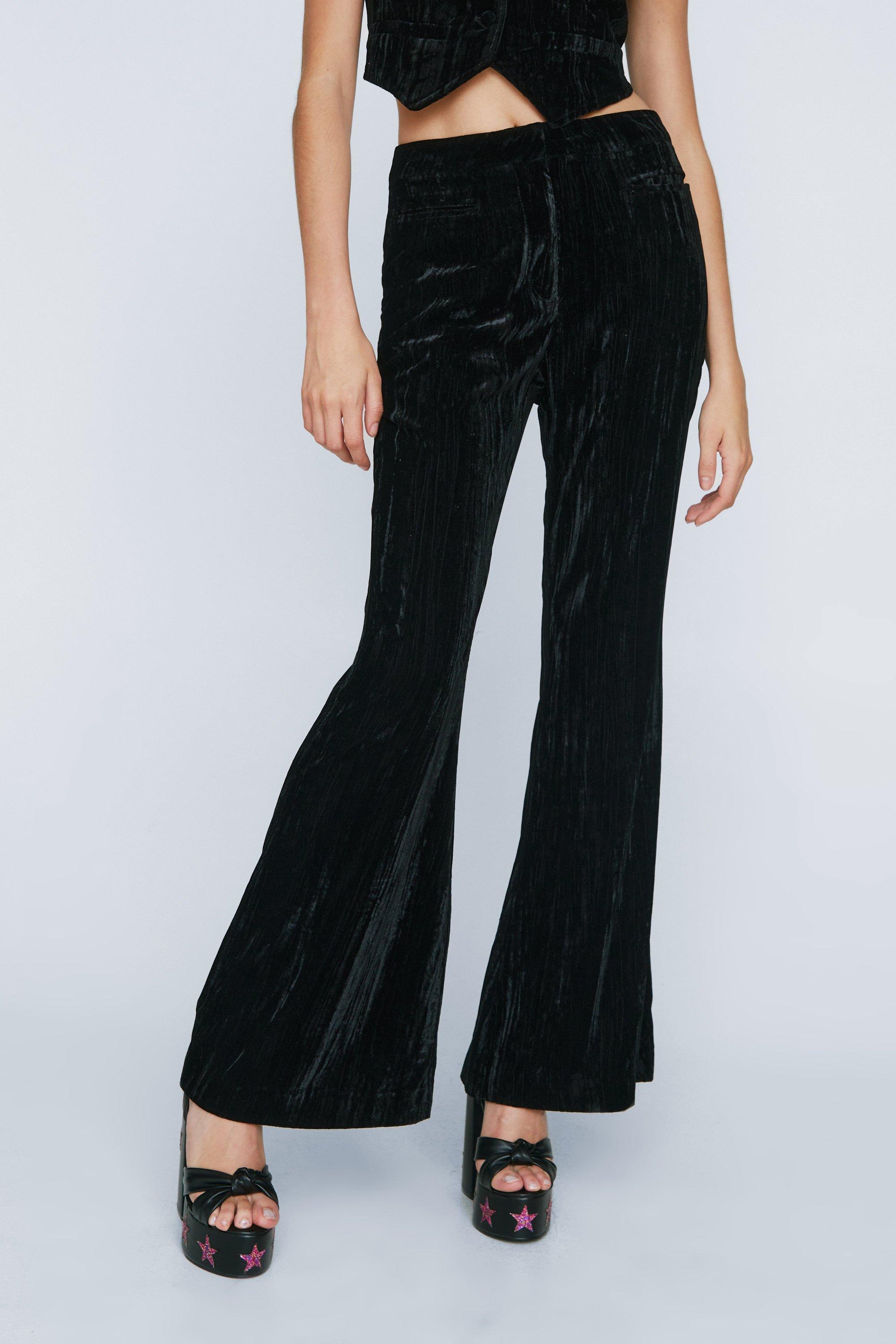 Tailored flared trousers