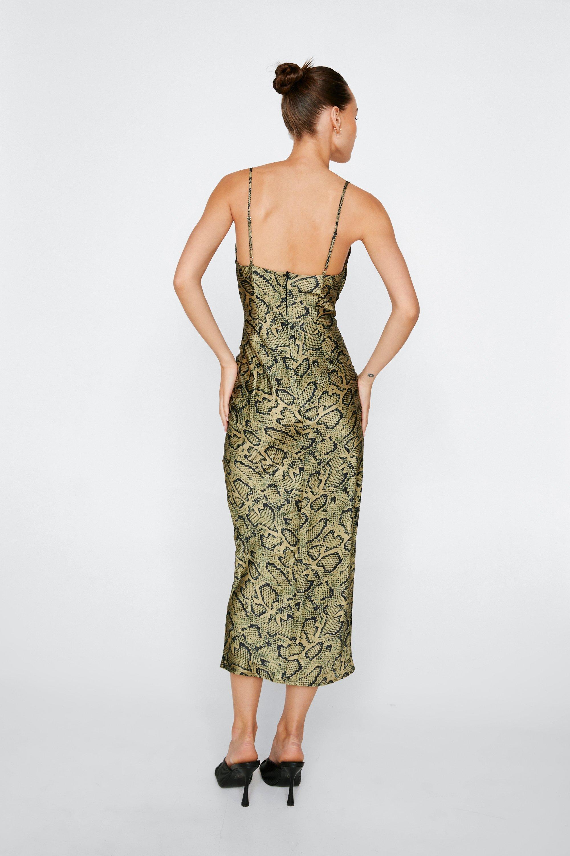 Nasty gal shop snake print dress