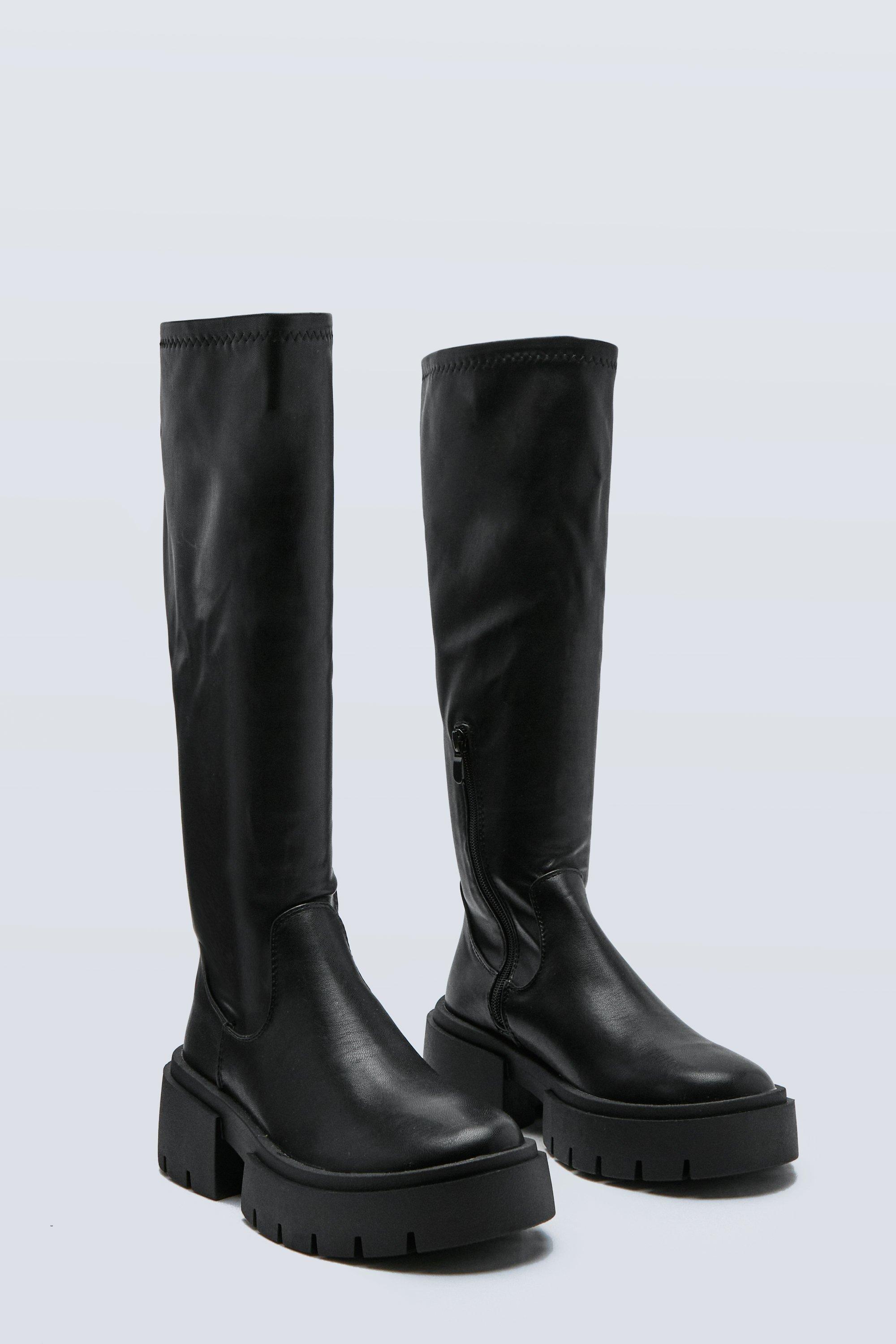 Nasty gal hot sale chunky boots