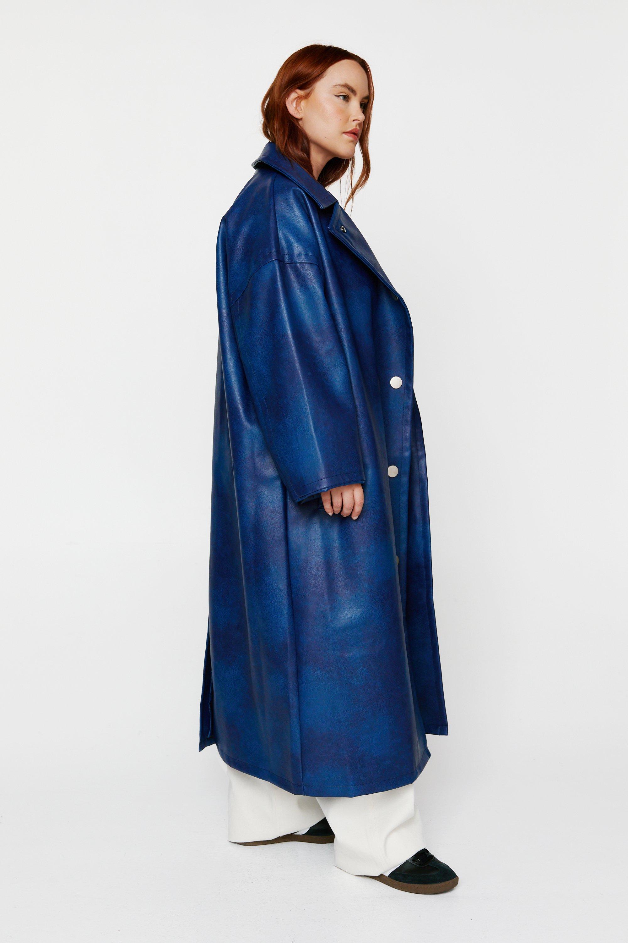 Mesh trench hotsell coat plus size