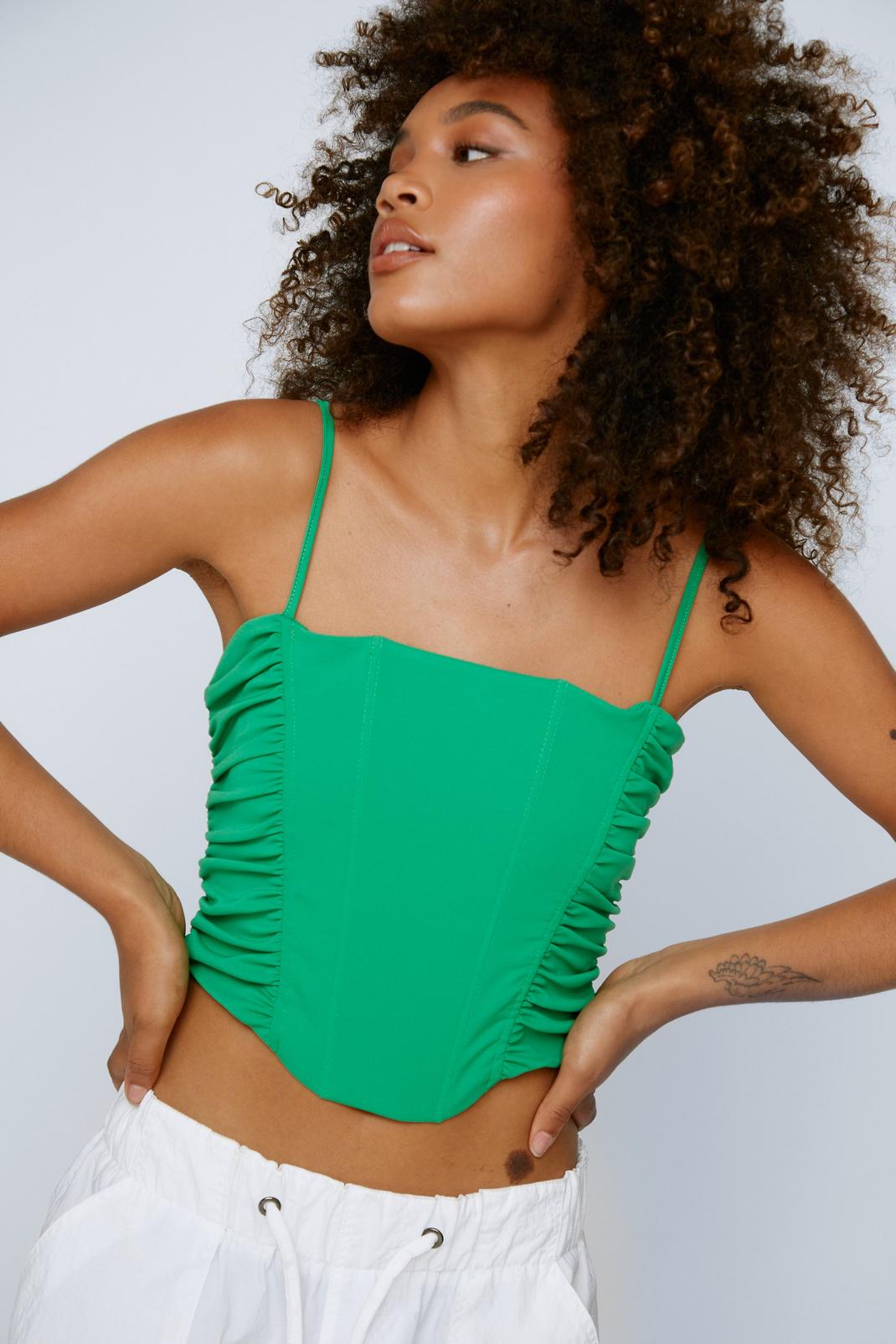 Side Tailored Corset Top Nasty Gal