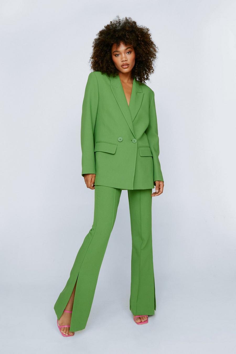 Tailored Pants With Side Splits