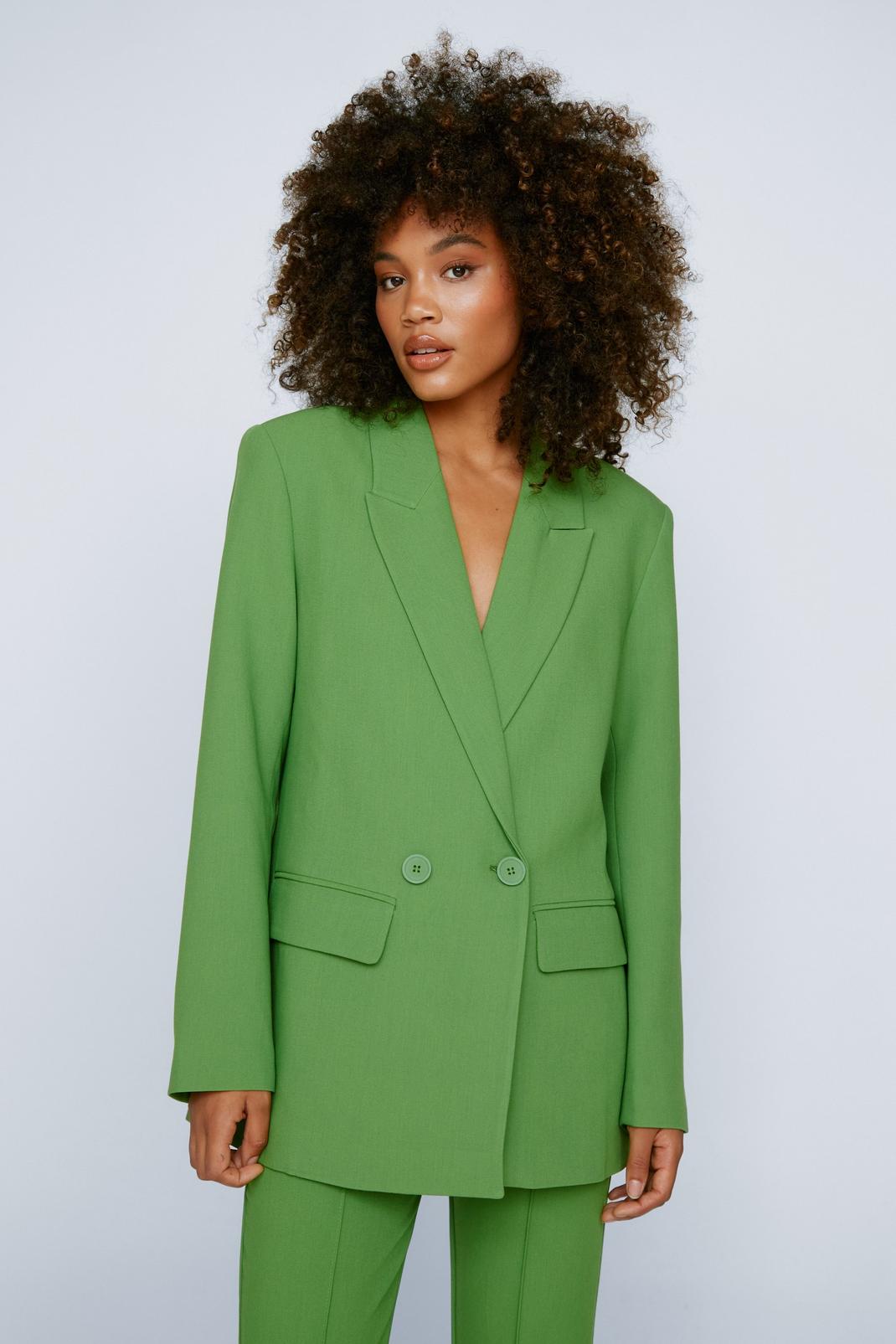 Blazer à double boutonnage, Green image number 1