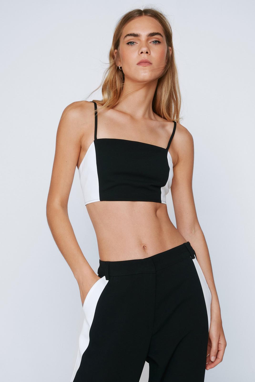 Mono Tailored Colorblock Bralette image number 1