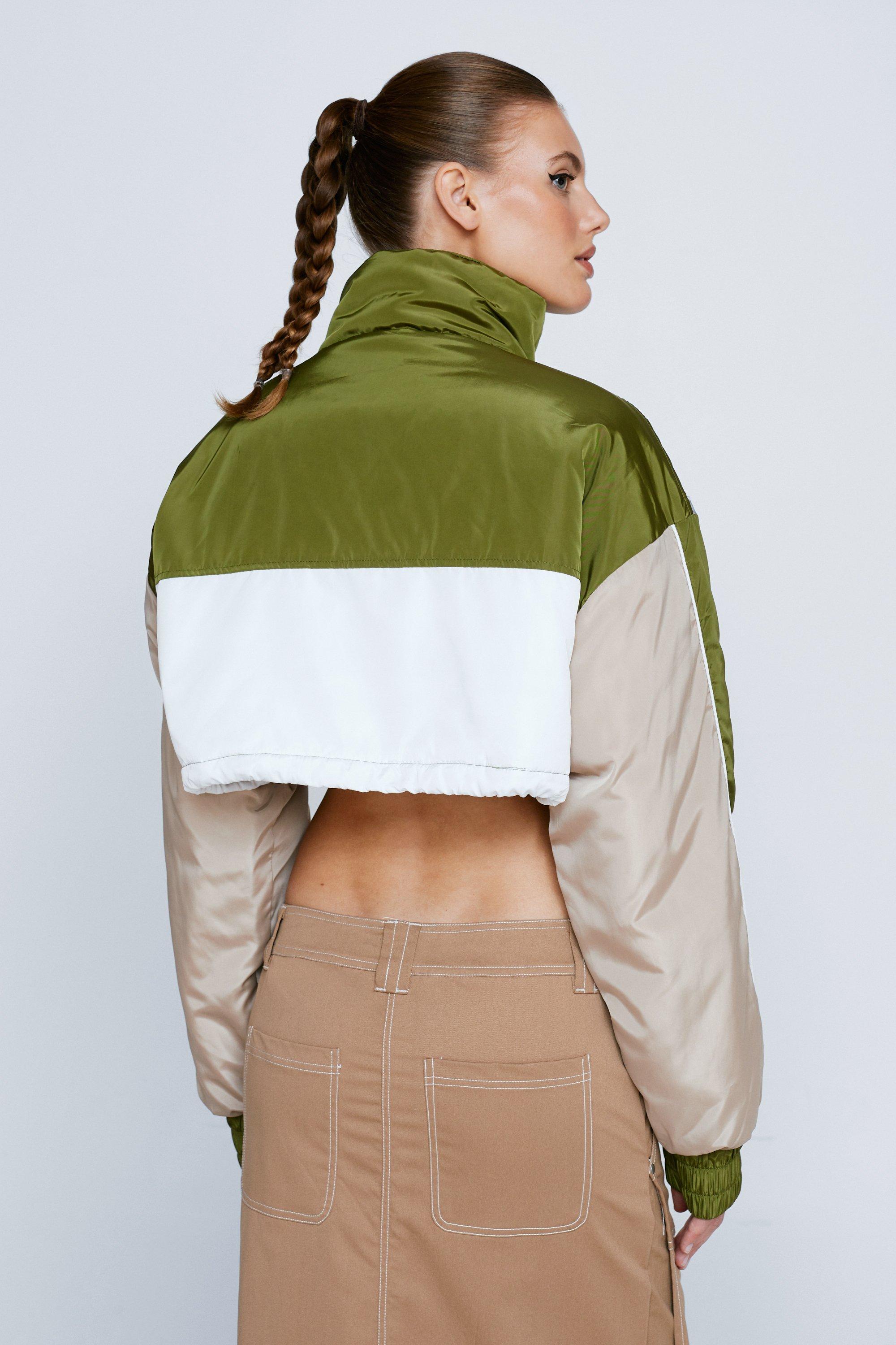 Crop top 2025 rain jacket