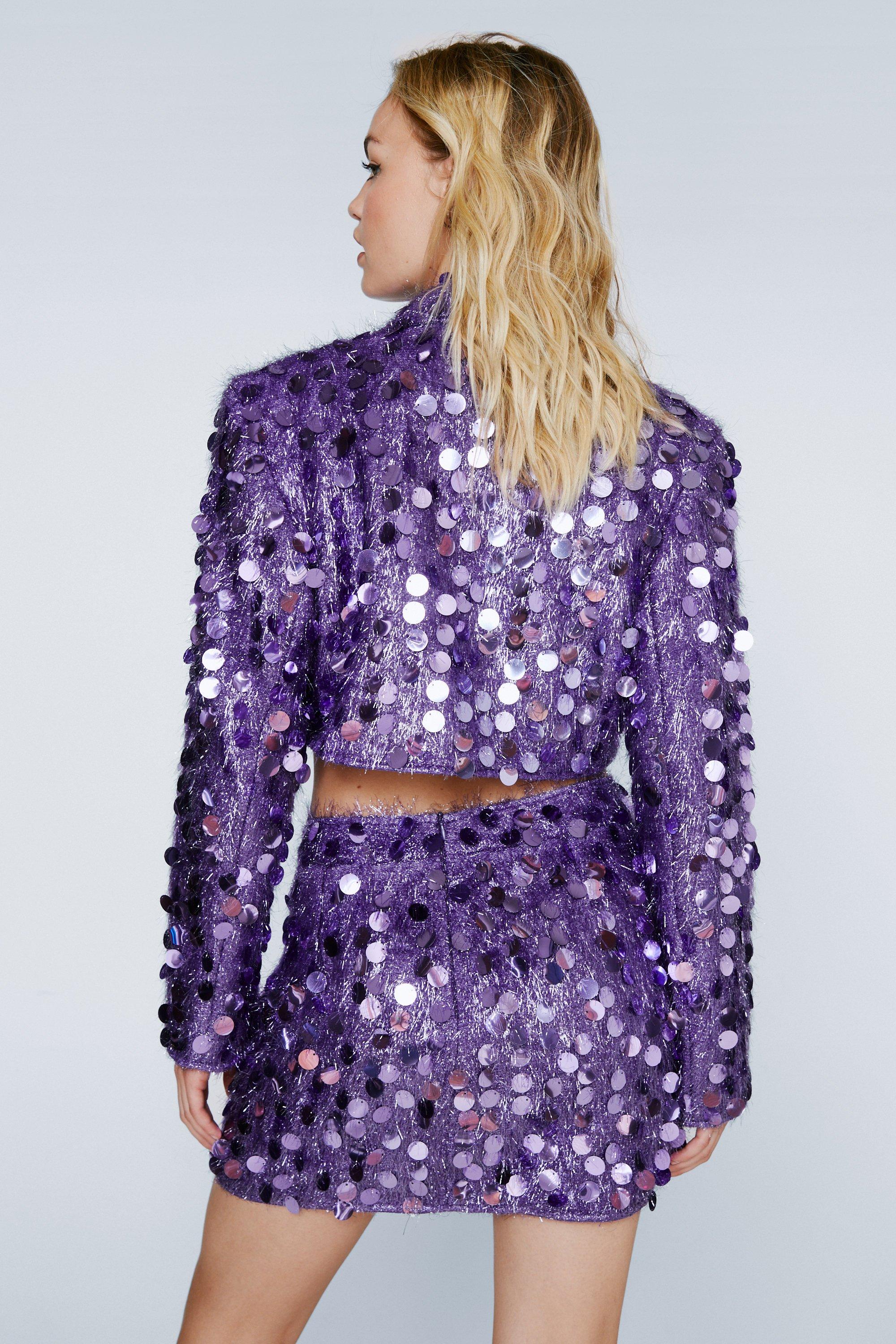 Nasty gal shop holographic skirt