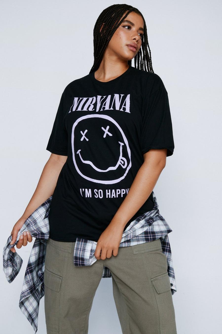 Plus Size Nirvana Graphic T-Shirt