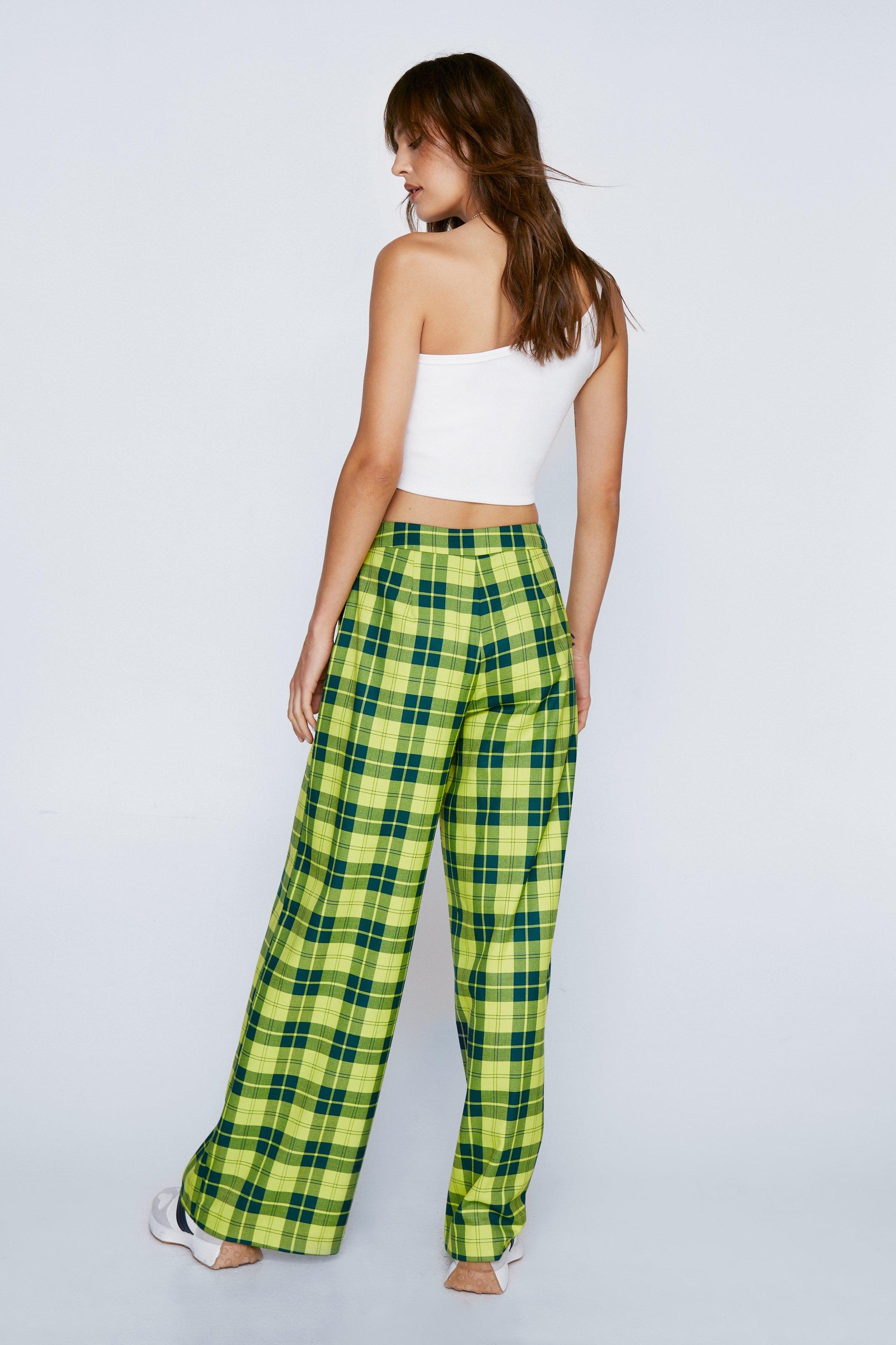 Plaid Wide Leg Pants | Nasty Gal