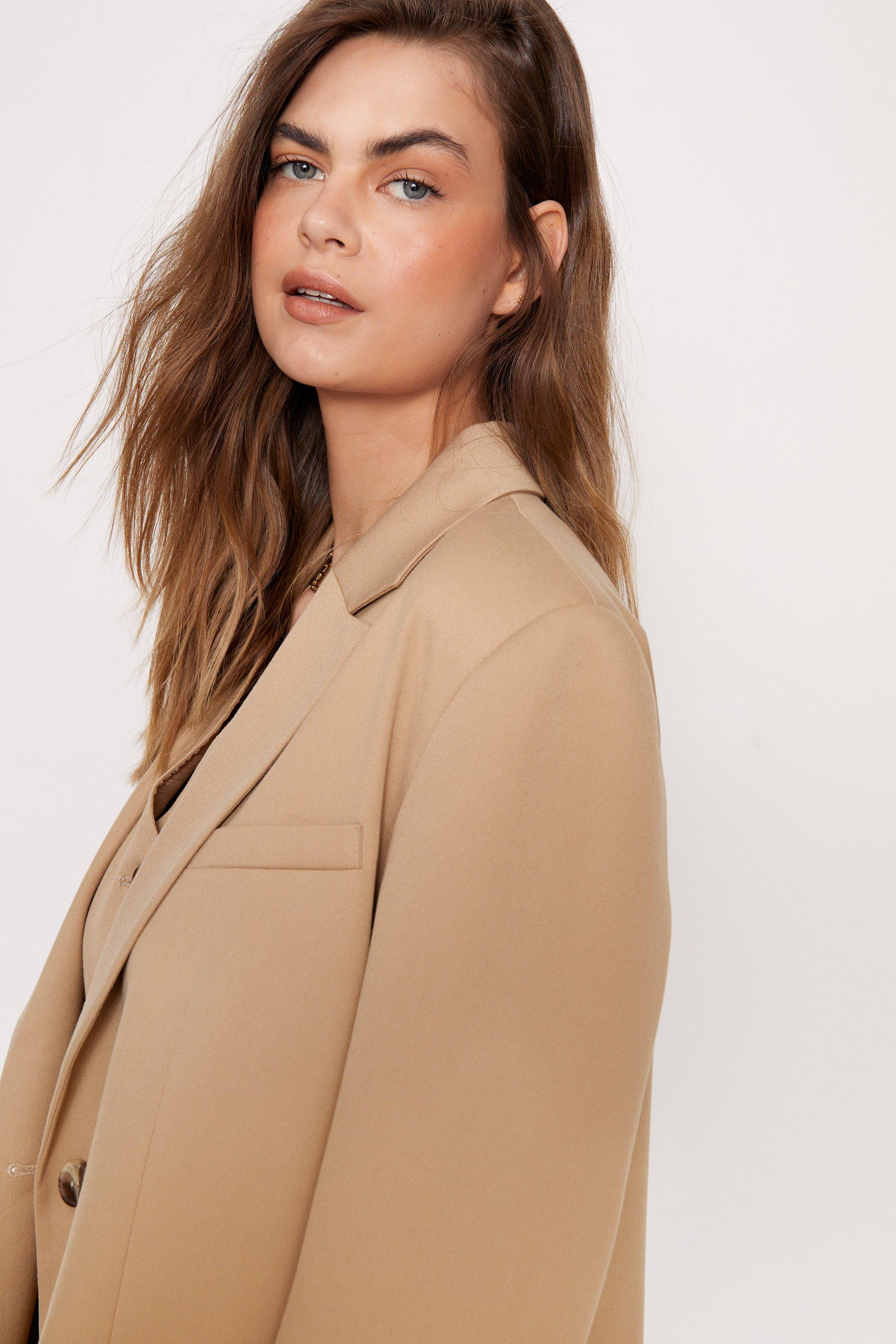 Women's Premium Crepe Blazer, Women's Coats & Jackets