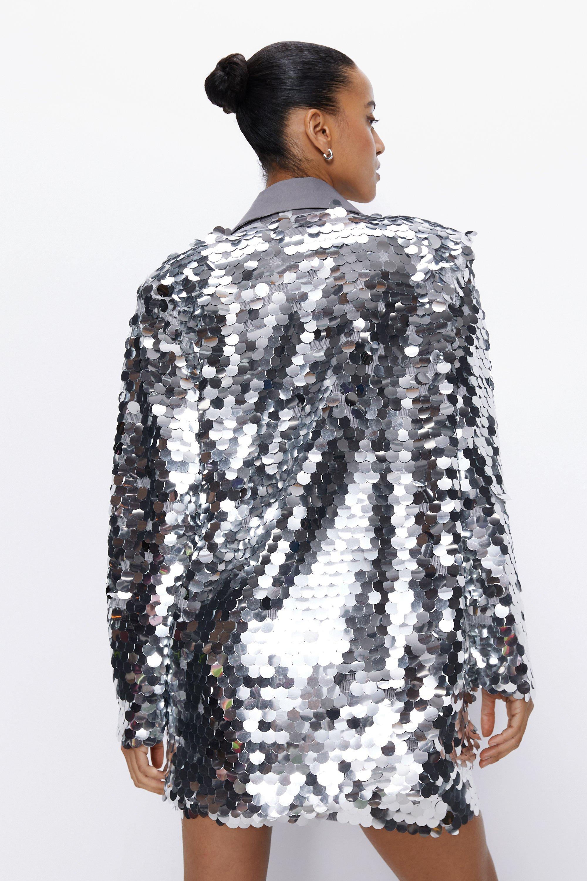 Large disc sequin on sale jacket